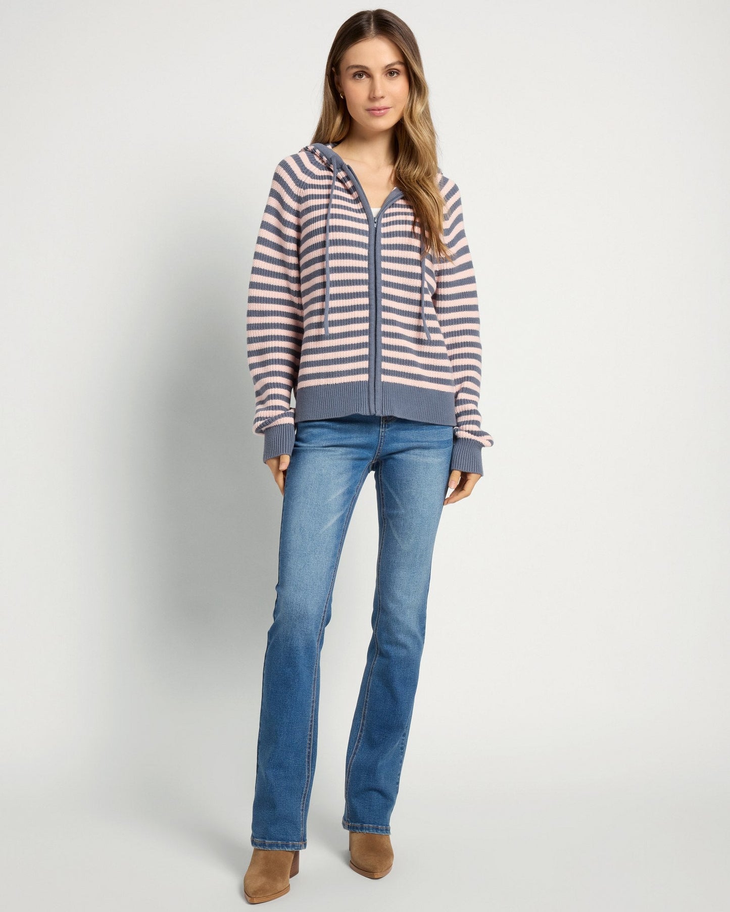 Rosebud Zip Cardigan