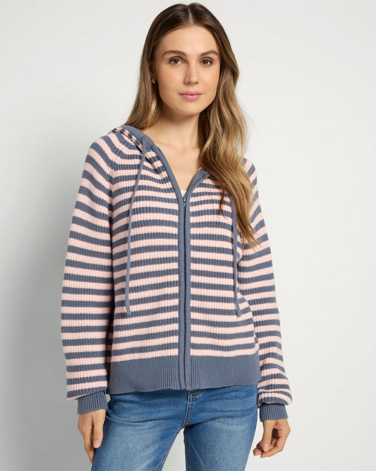 Rosebud Zip Cardigan