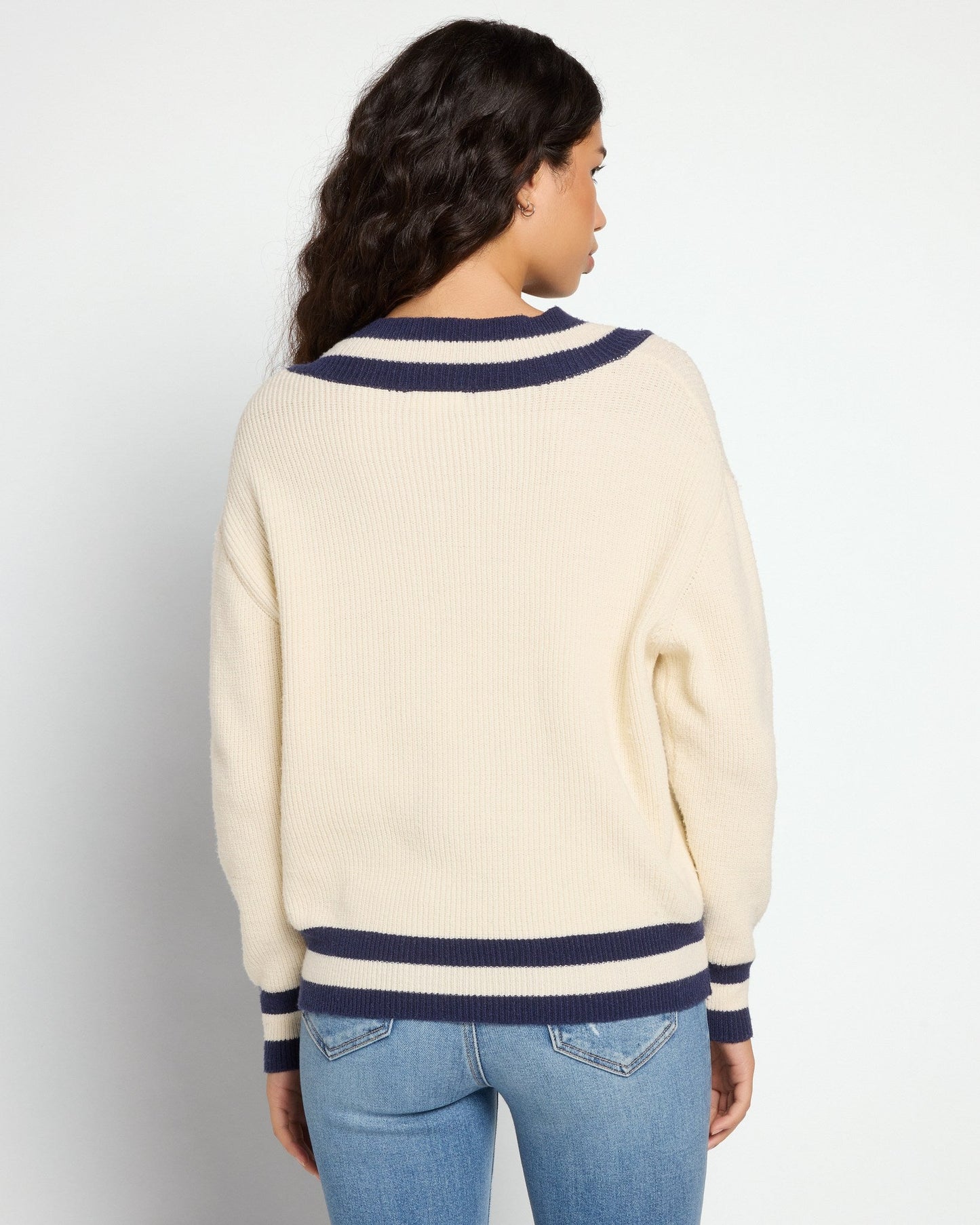Varsity V-Neck Sweater