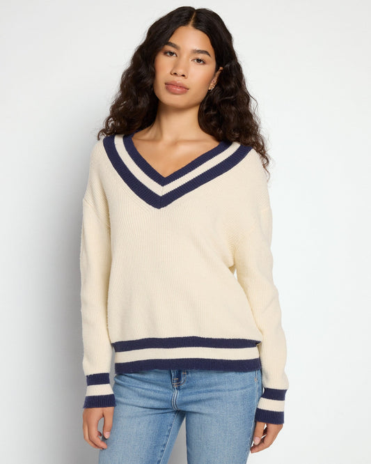 Varsity V-Neck Sweater