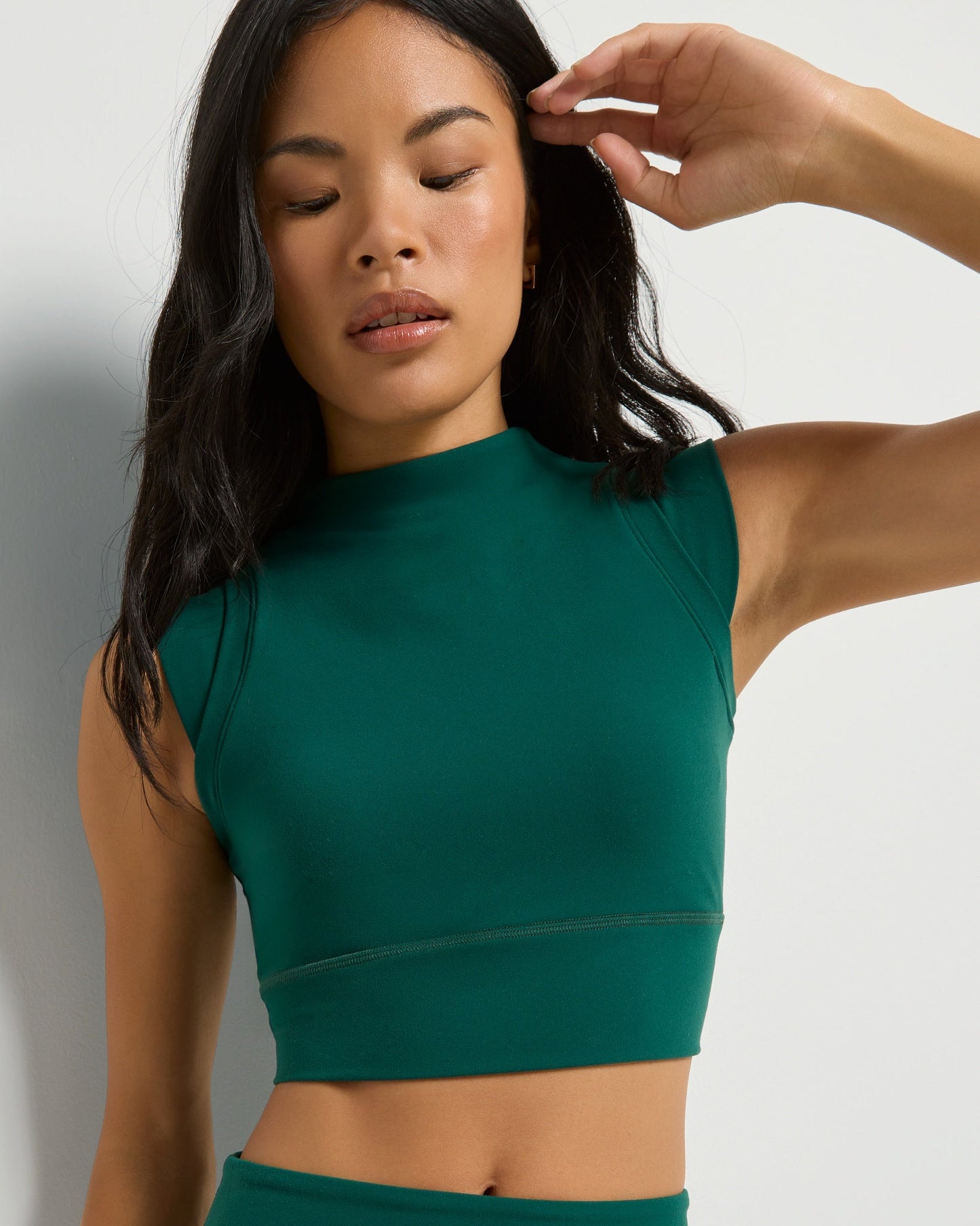 CloudLight Vibe Long Crop Tank