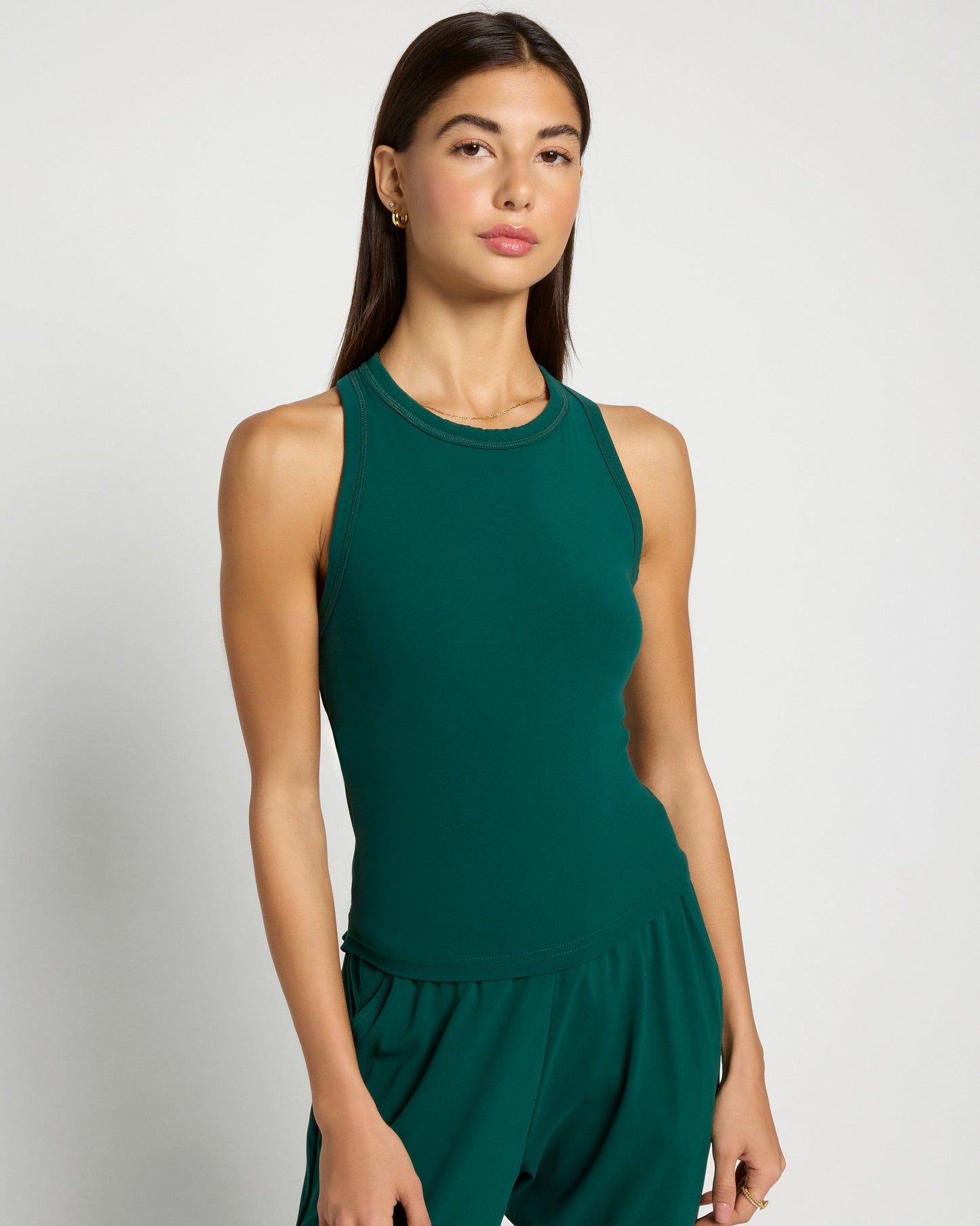 CloudLight Courtside Long Crop Tank