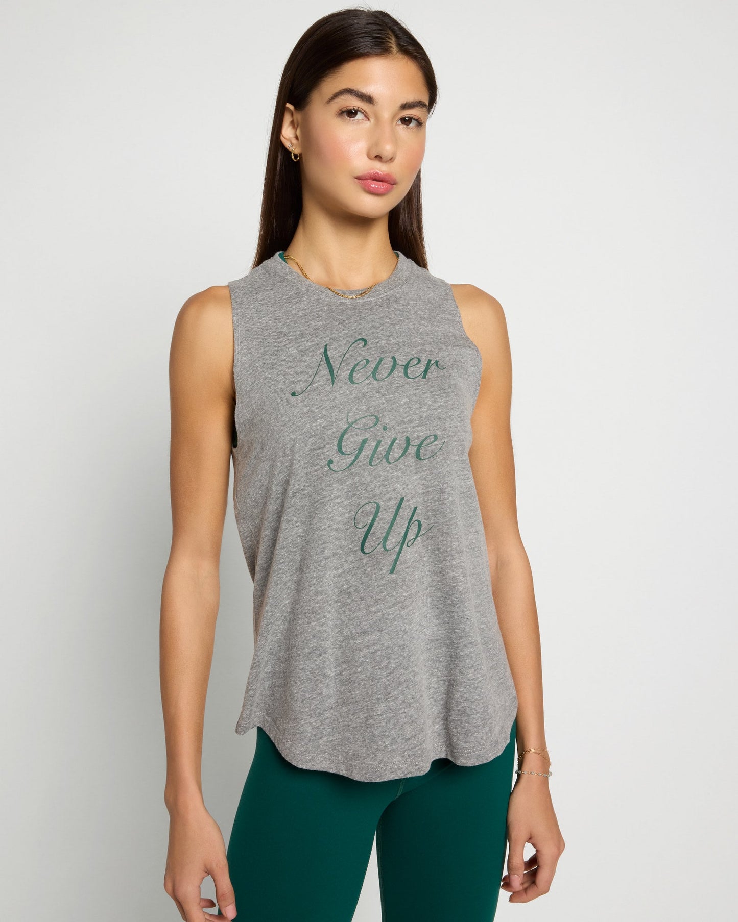 Grace Muscle Tank Never Give Up