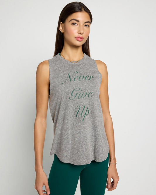 Grace Muscle Tank Never Give Up