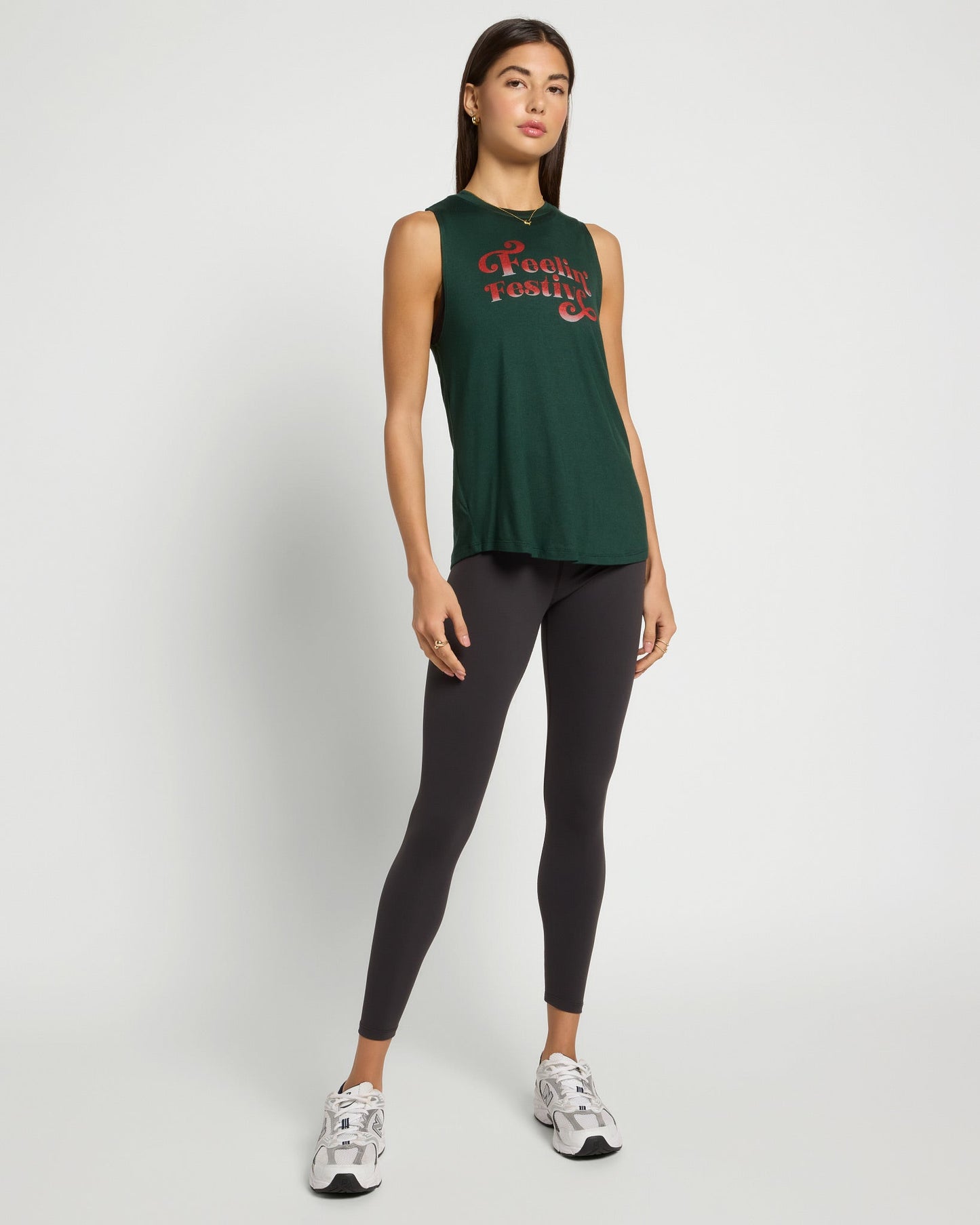 Grace Muscle Tank Feelin Festive