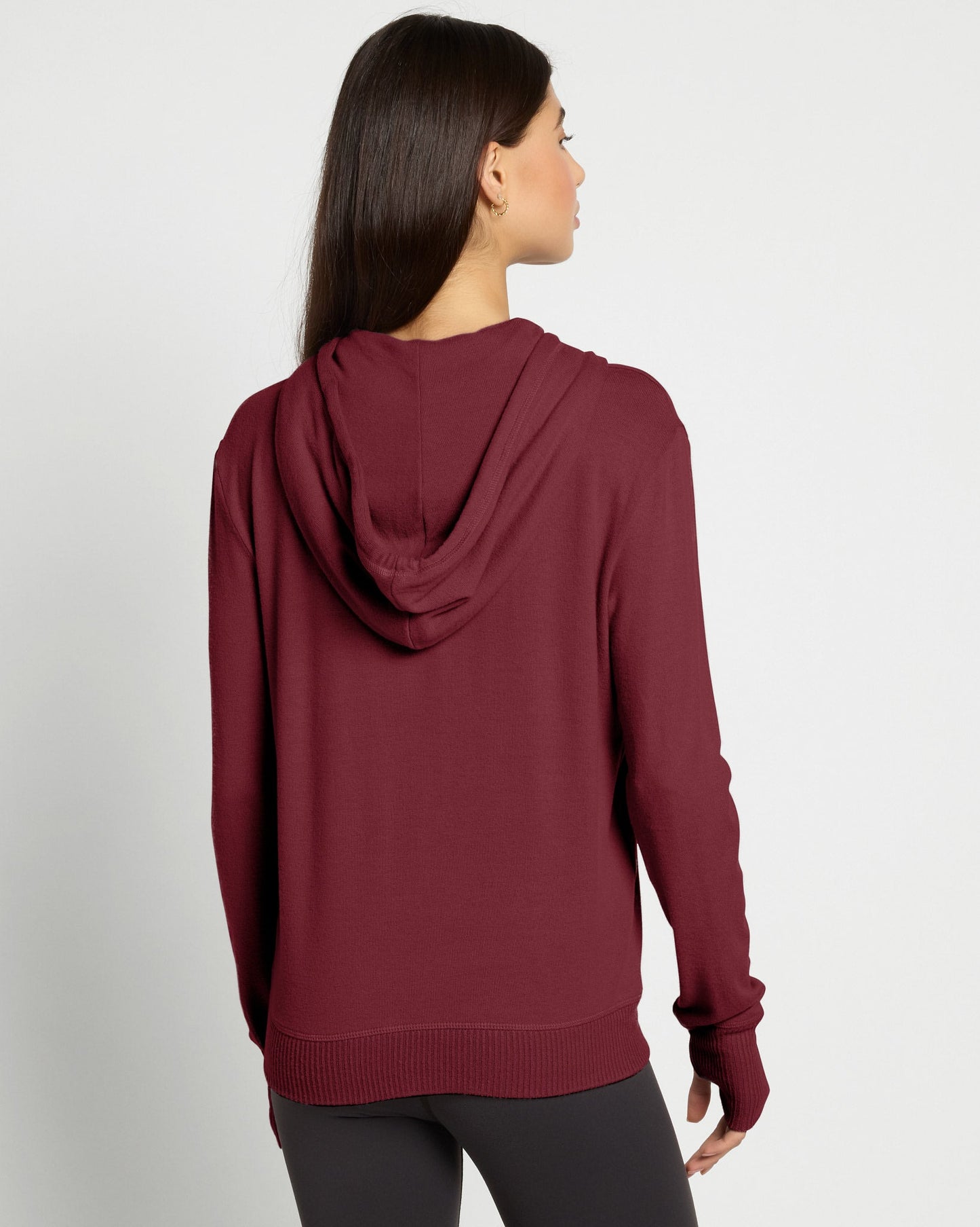 Hacci Zip Front Pocket Hoodie