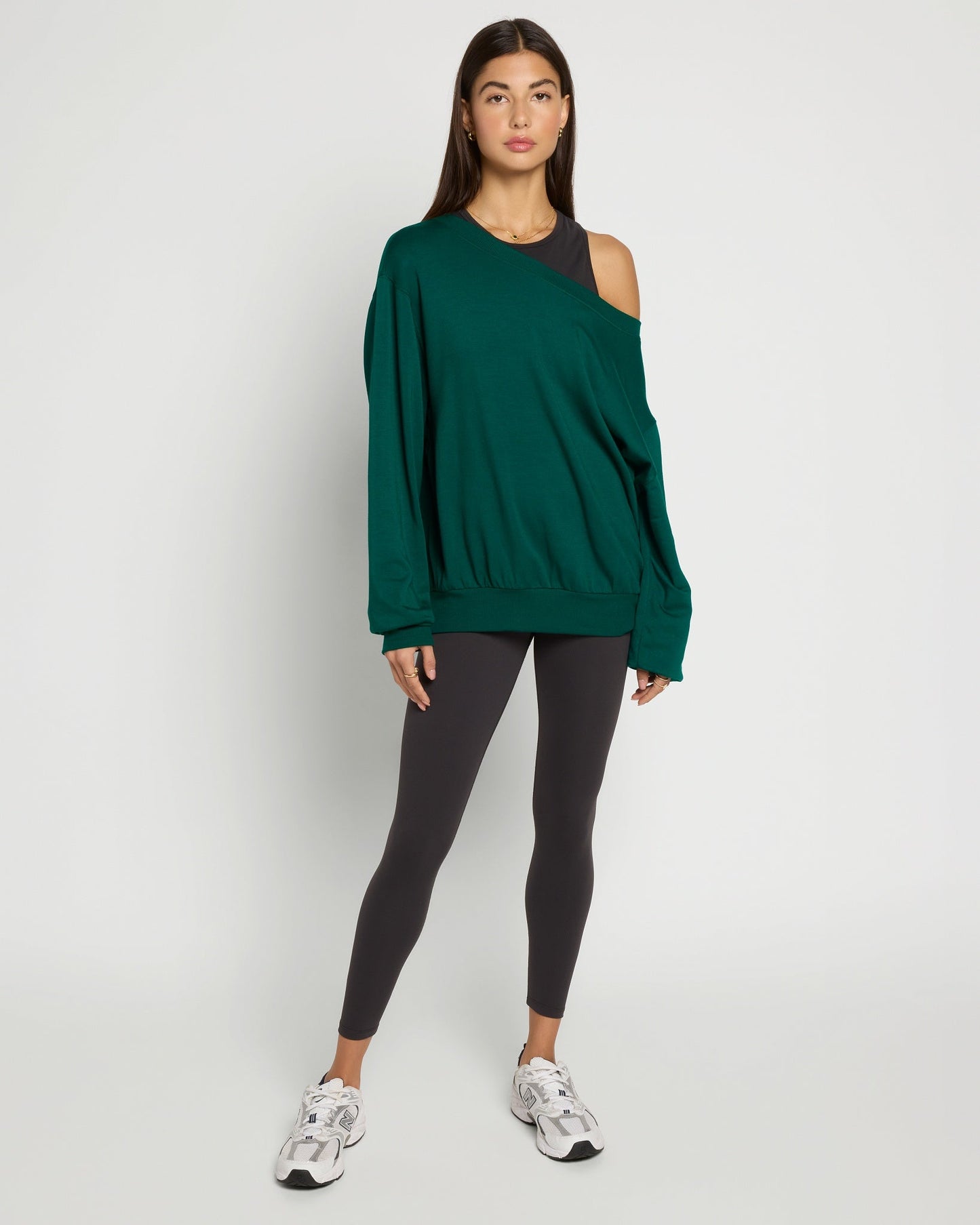 Flex Fleece One Shoulder Pullover