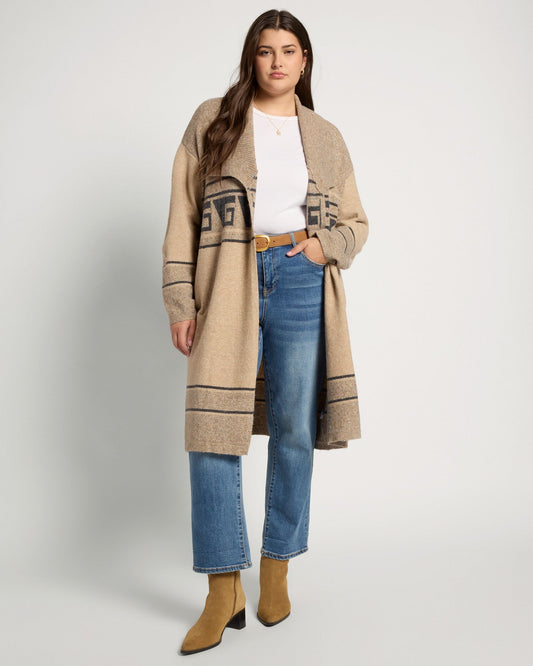 Plus Size Canyon Duster Cardigan