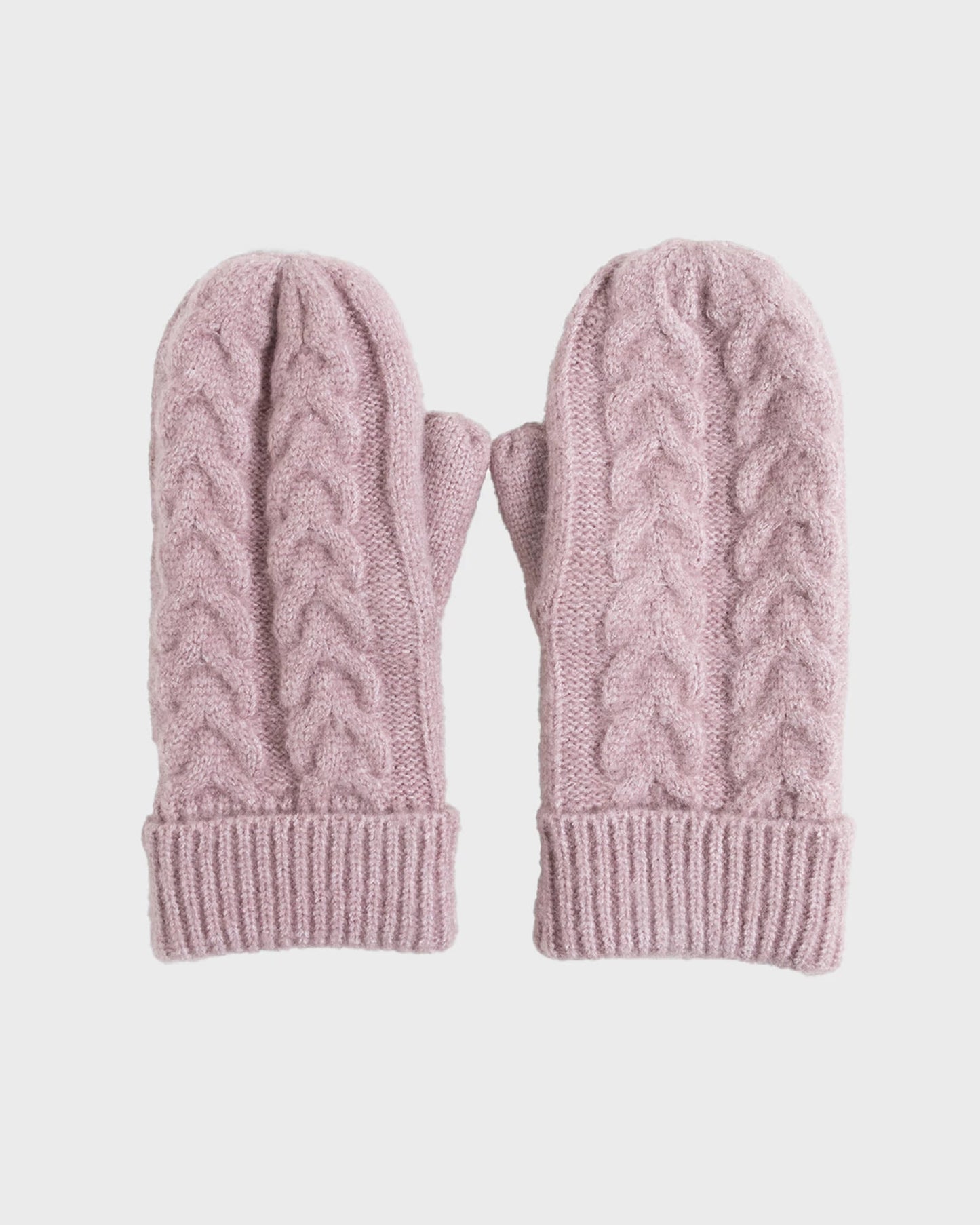 Cable Knit Mittens