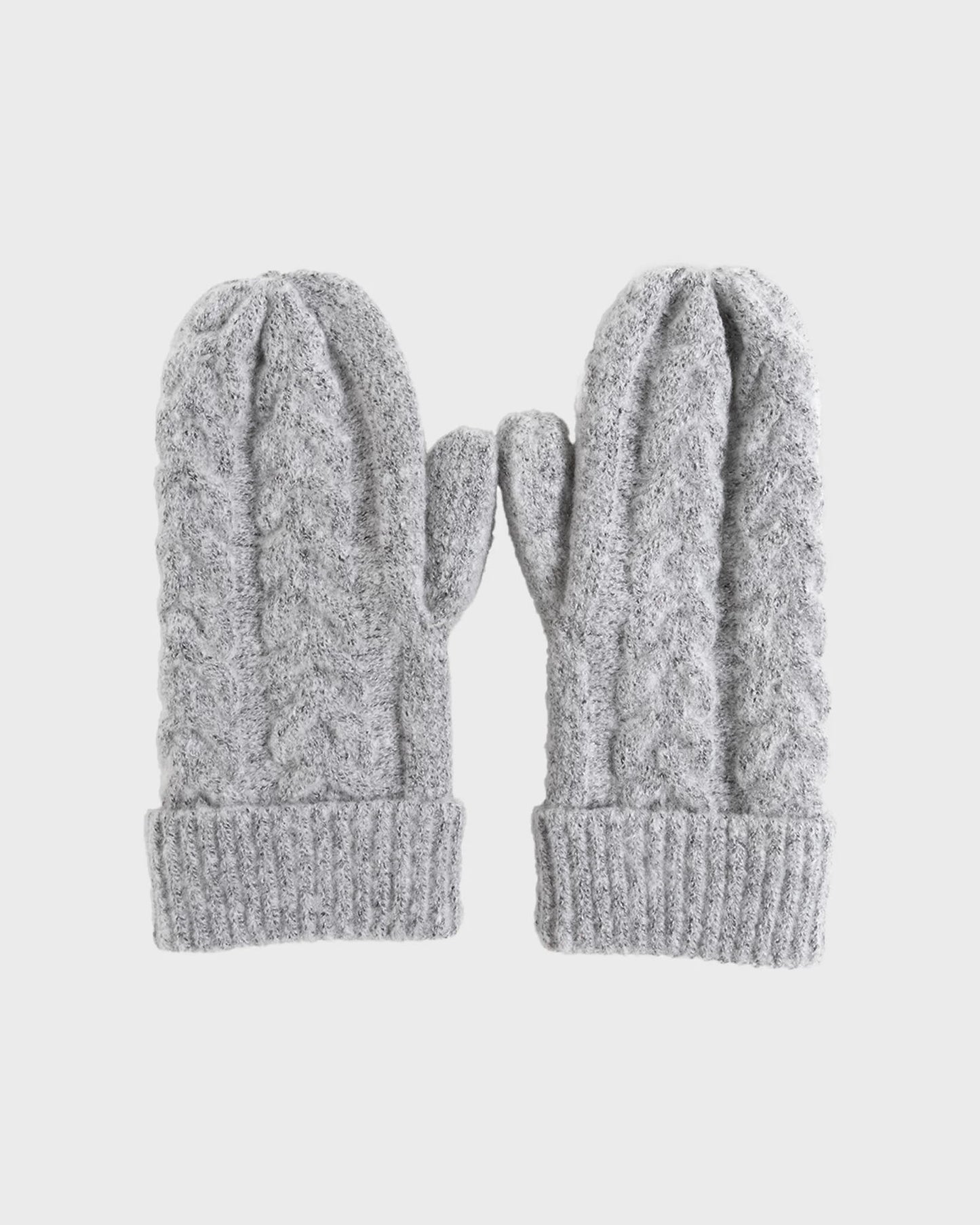 Cable Knit Mittens