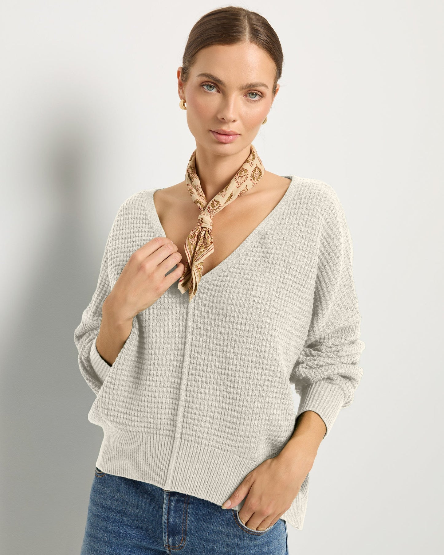 Lotus V-Neck Sweater