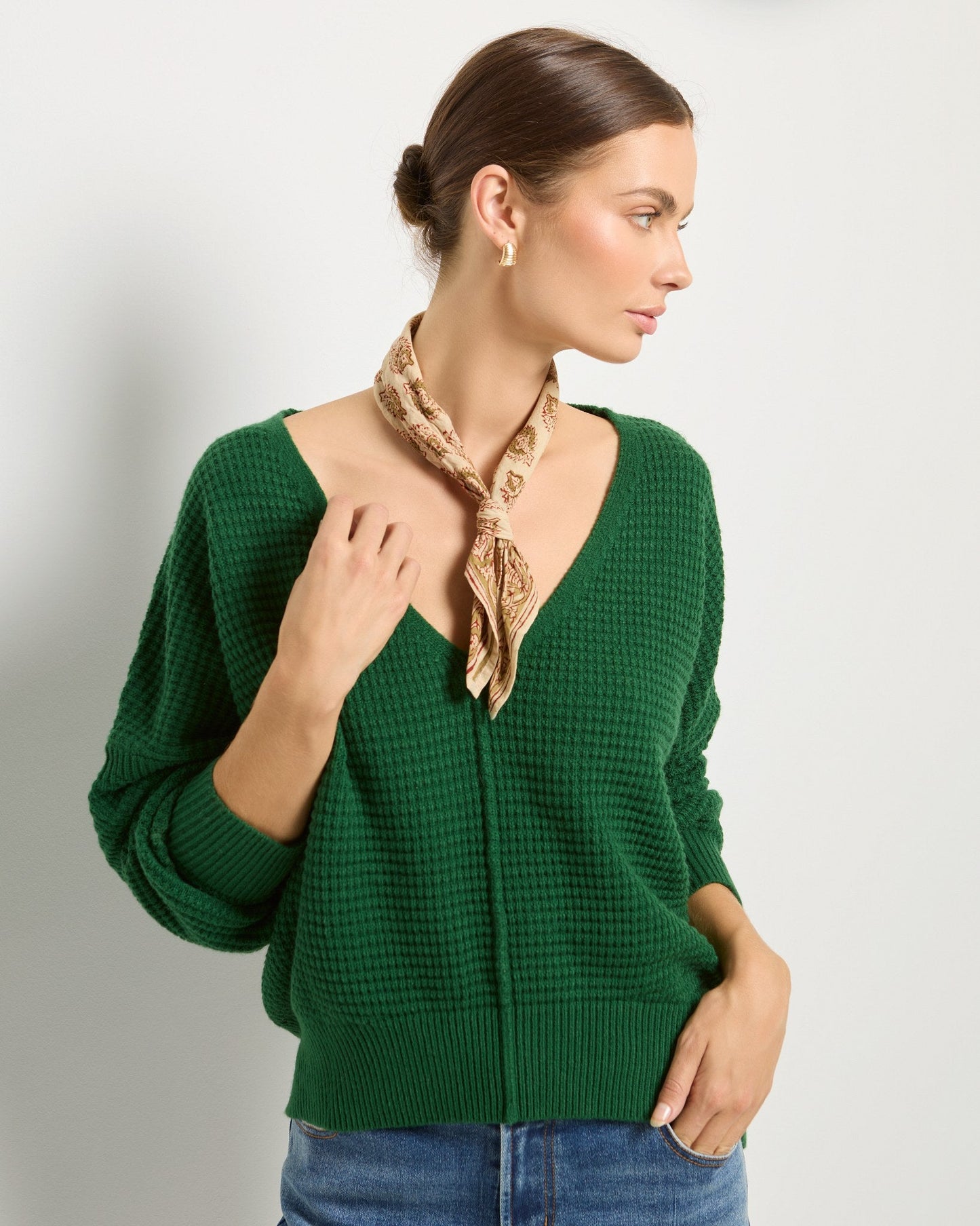 Lotus V-Neck Sweater
