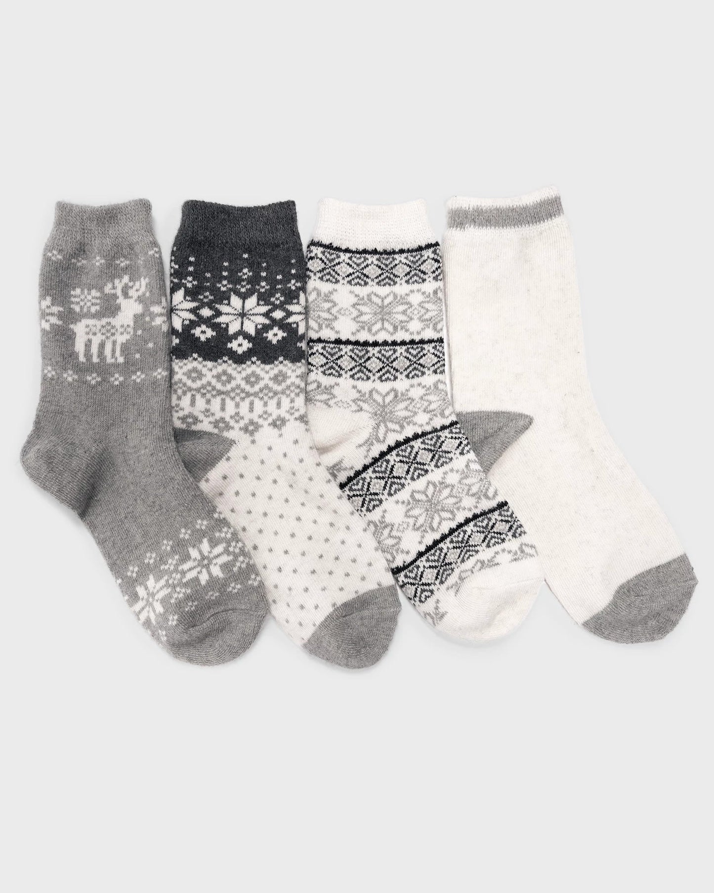 4 Pack Holiday Boot Socks