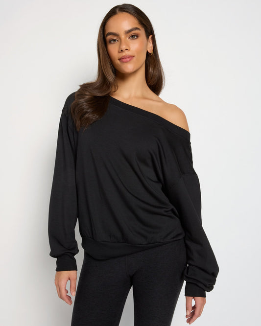 Flex Fleece One Shoulder Pullover
