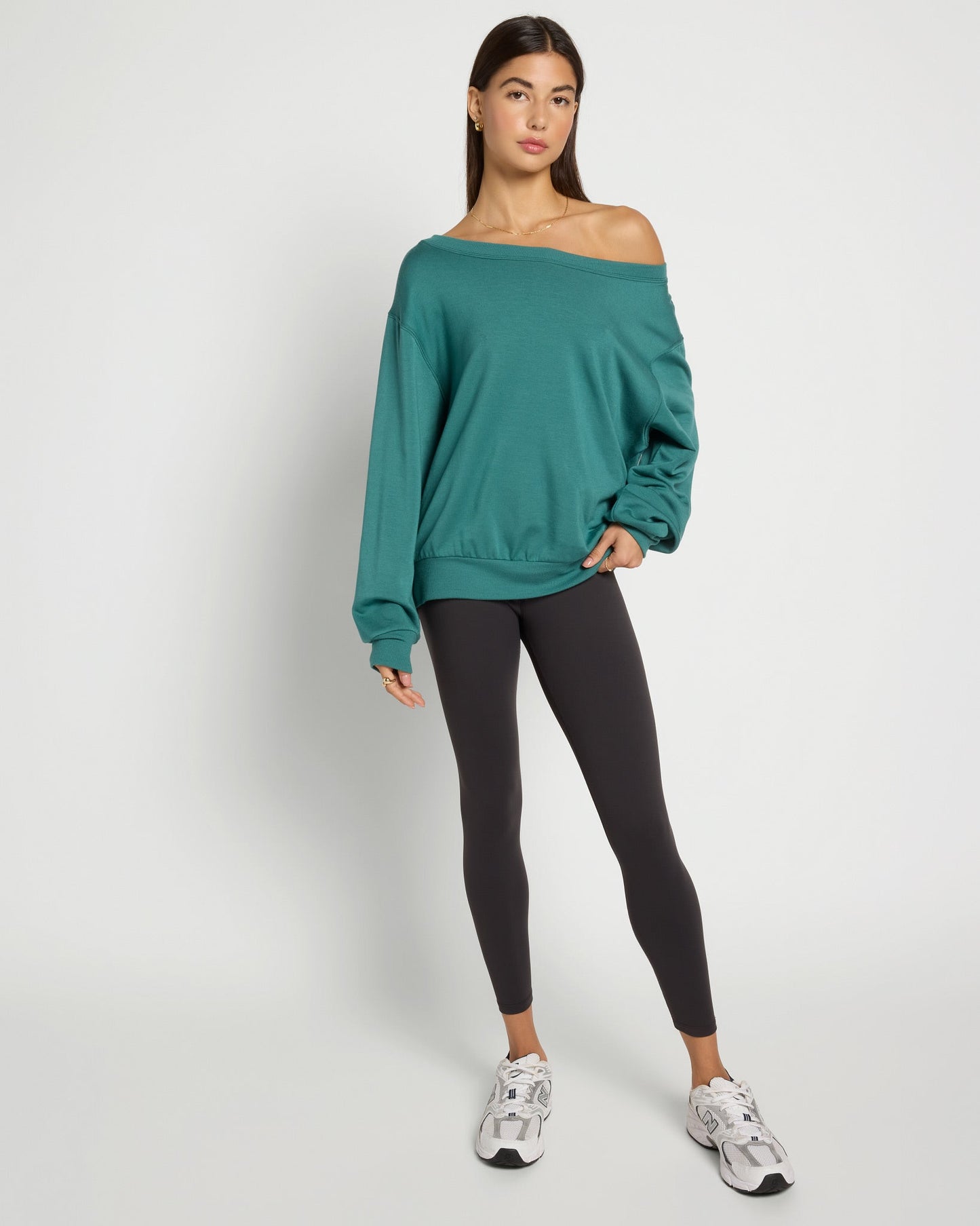 Flex Fleece One Shoulder Pullover