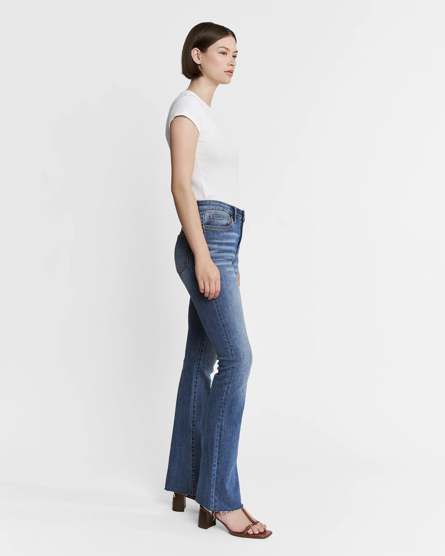 High Rise Bootcut Jeans
