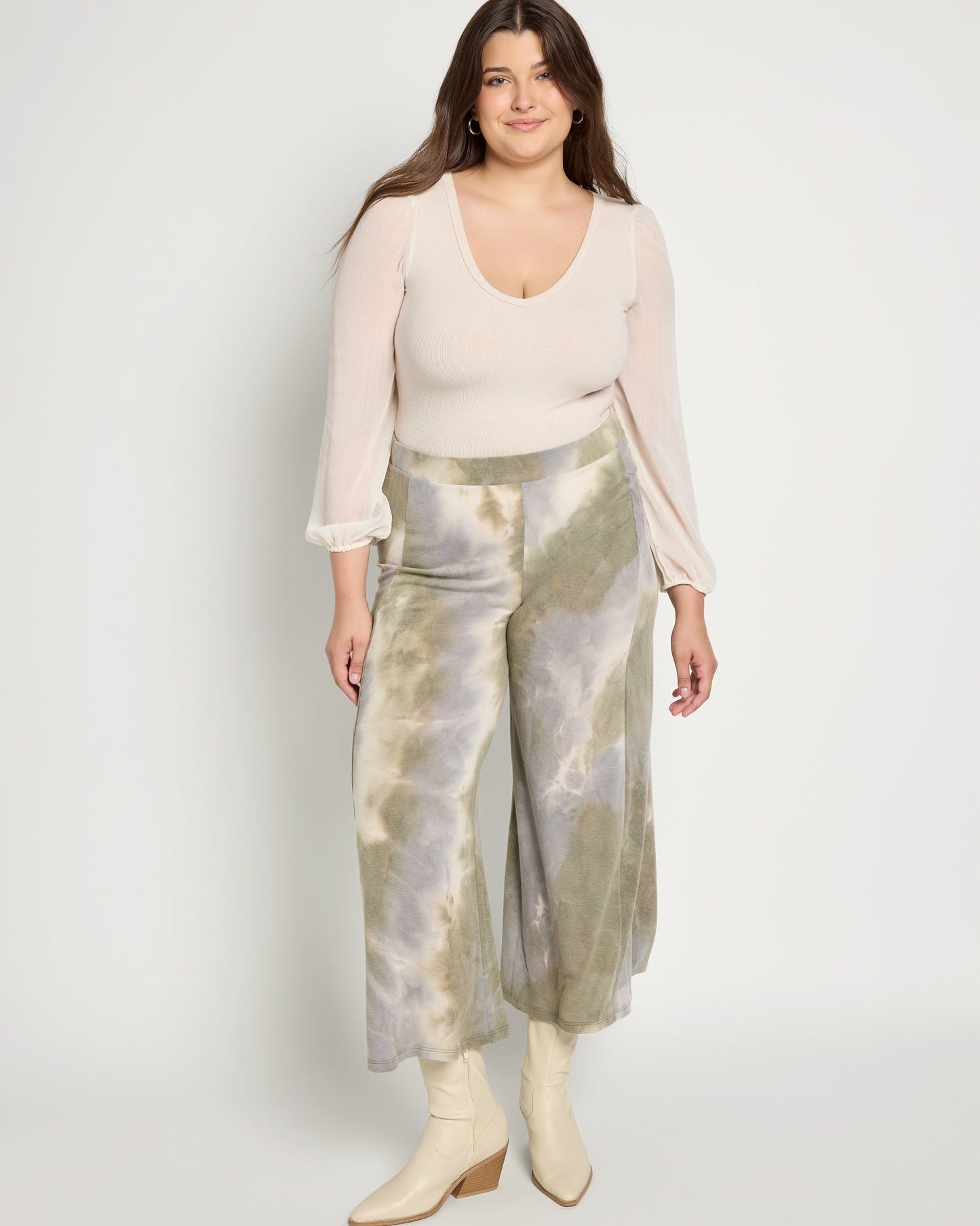 Plus Size Super Soft Wide Leg Pant