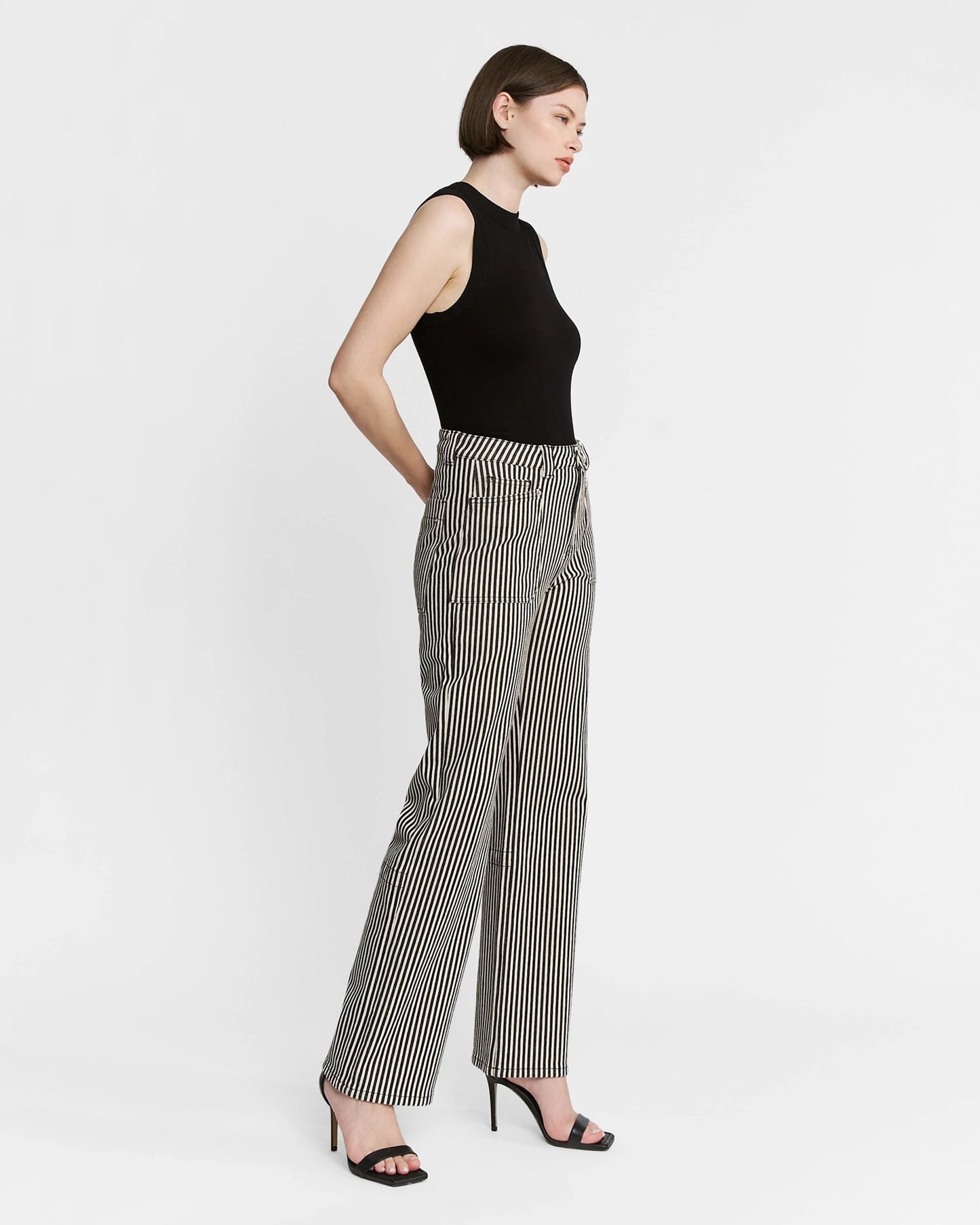 Super High Rise Loose Fit Straight Leg Jeans