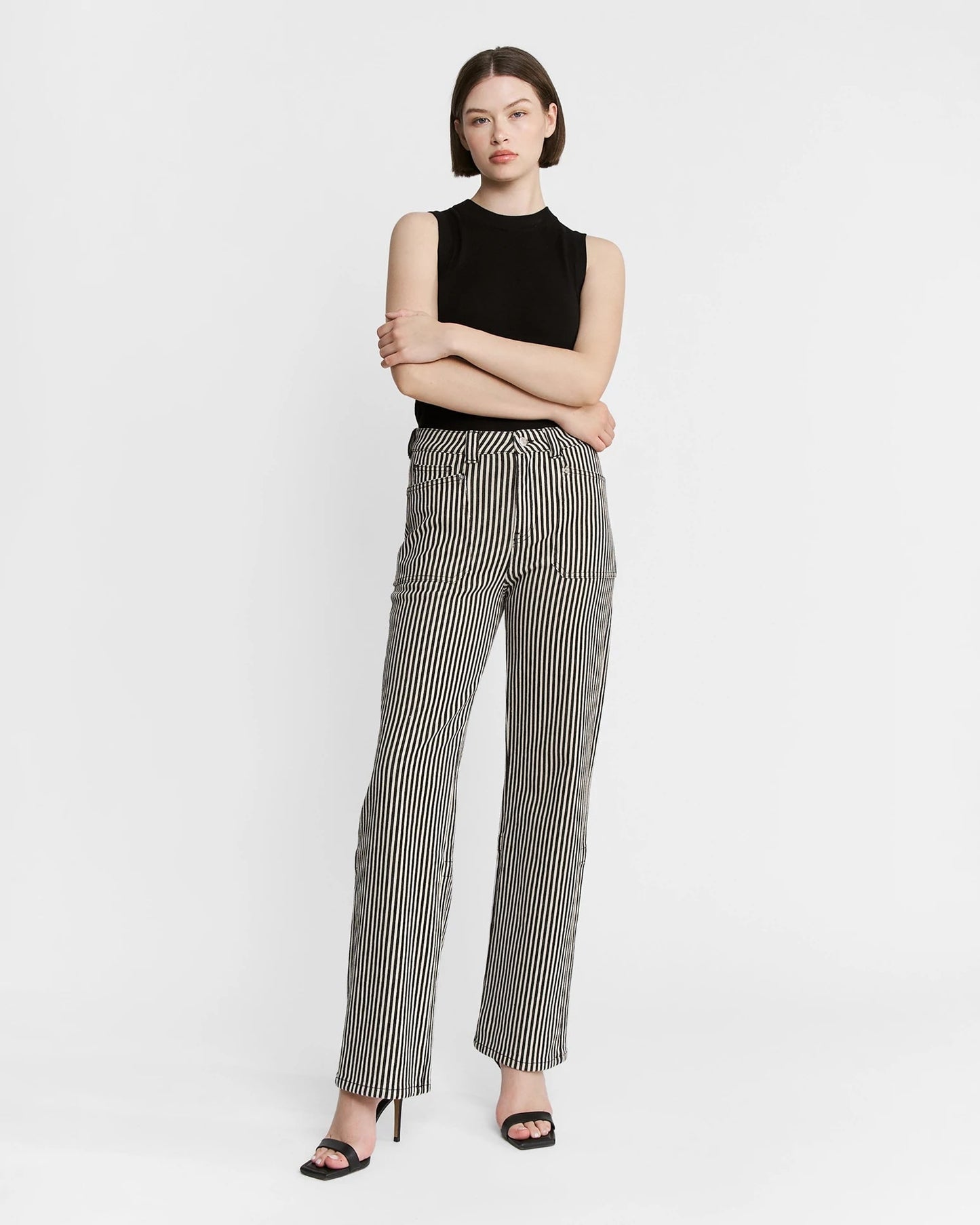 Super High Rise Loose Fit Straight Leg Jeans