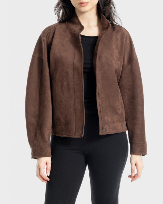 Vegan Suede Jacket