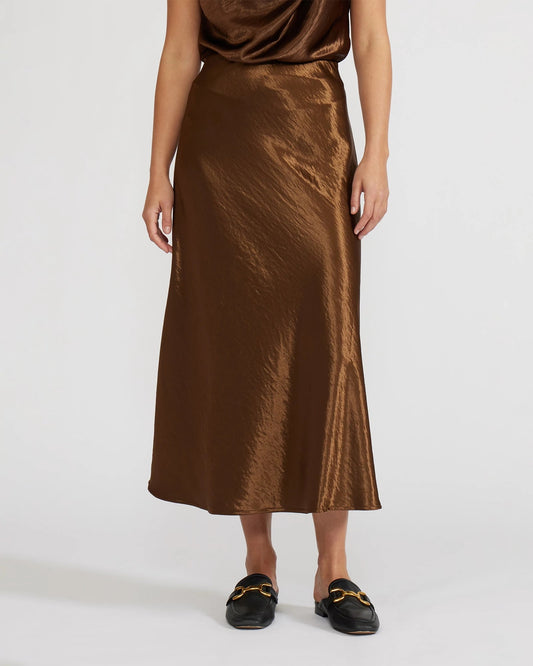 Barbara Satin Skirt