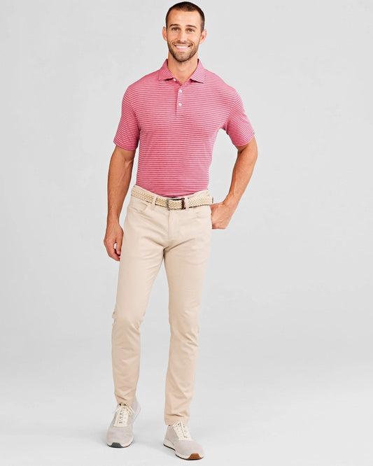 Cloud Lightweight Stripe Polo