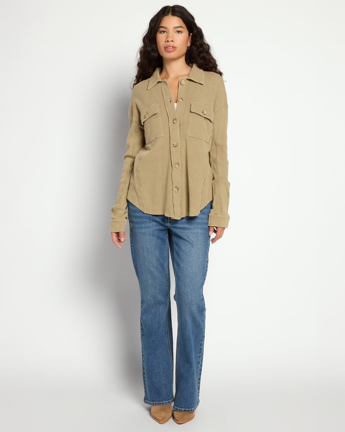 Thermal Knit Shacket