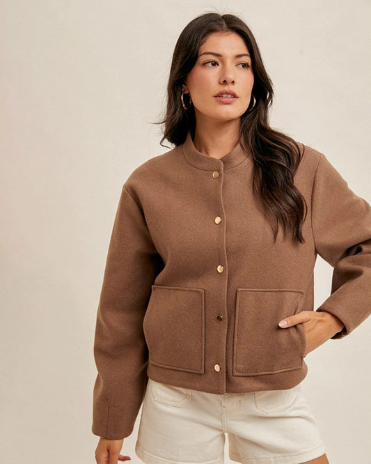 Felted Bomber Jacket