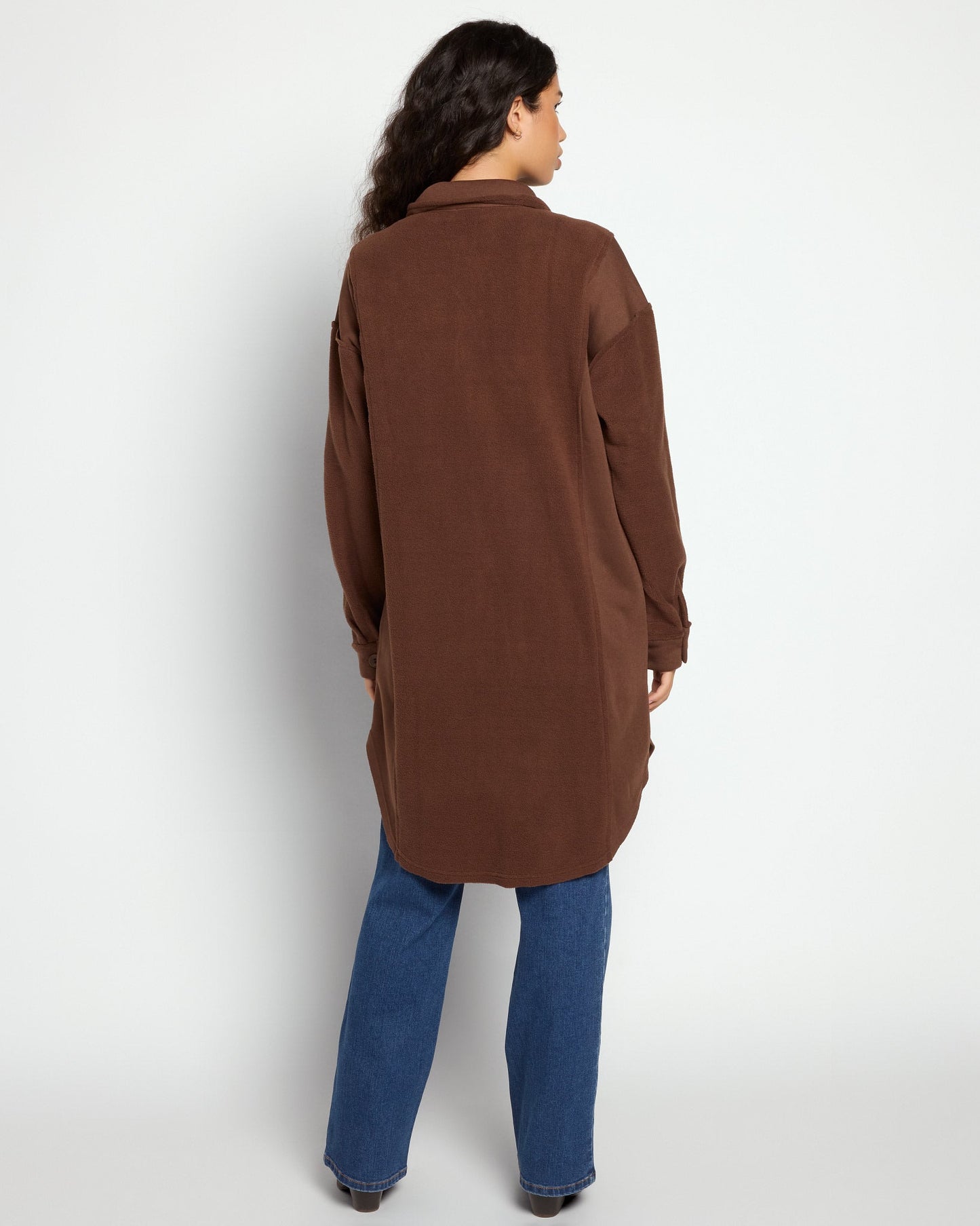 Fleece Longline Shacket