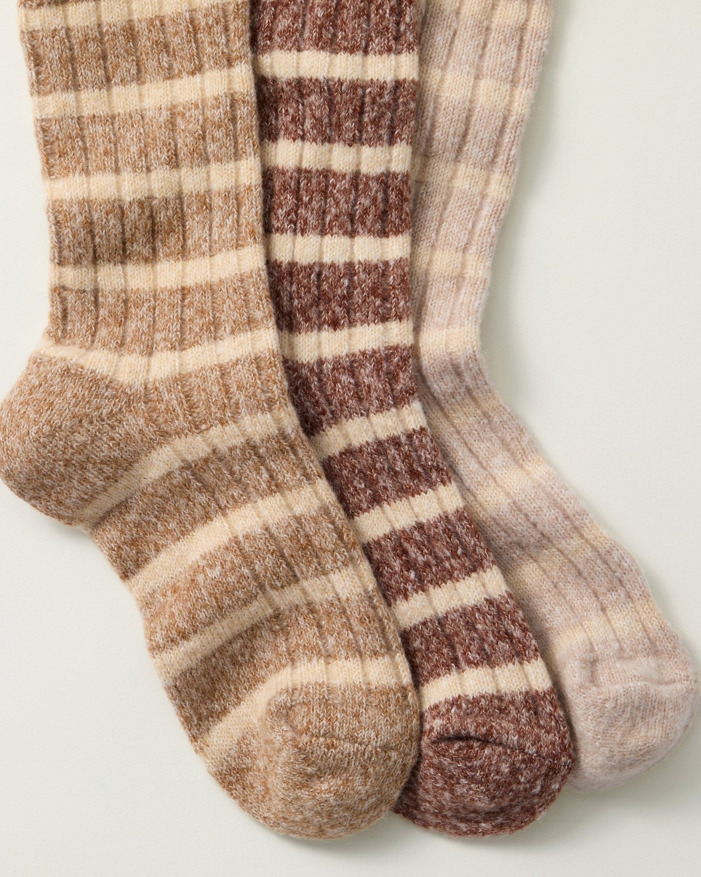 Amber Crew Socks 3 Pack