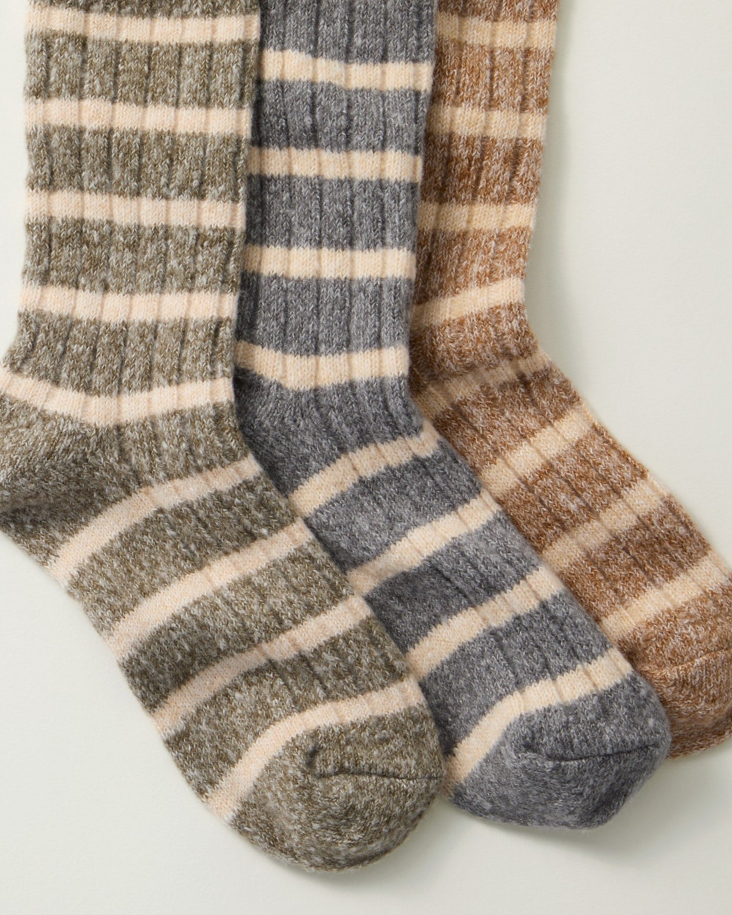Amber Crew Socks 3 Pack