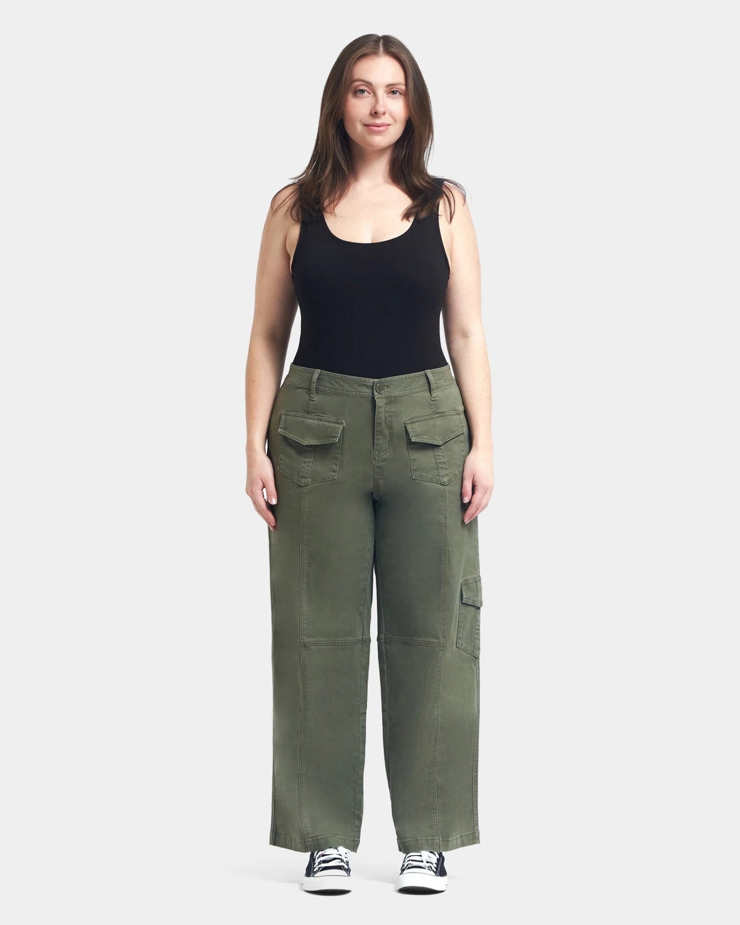 Plus Size Kasey Wide Leg Cargo