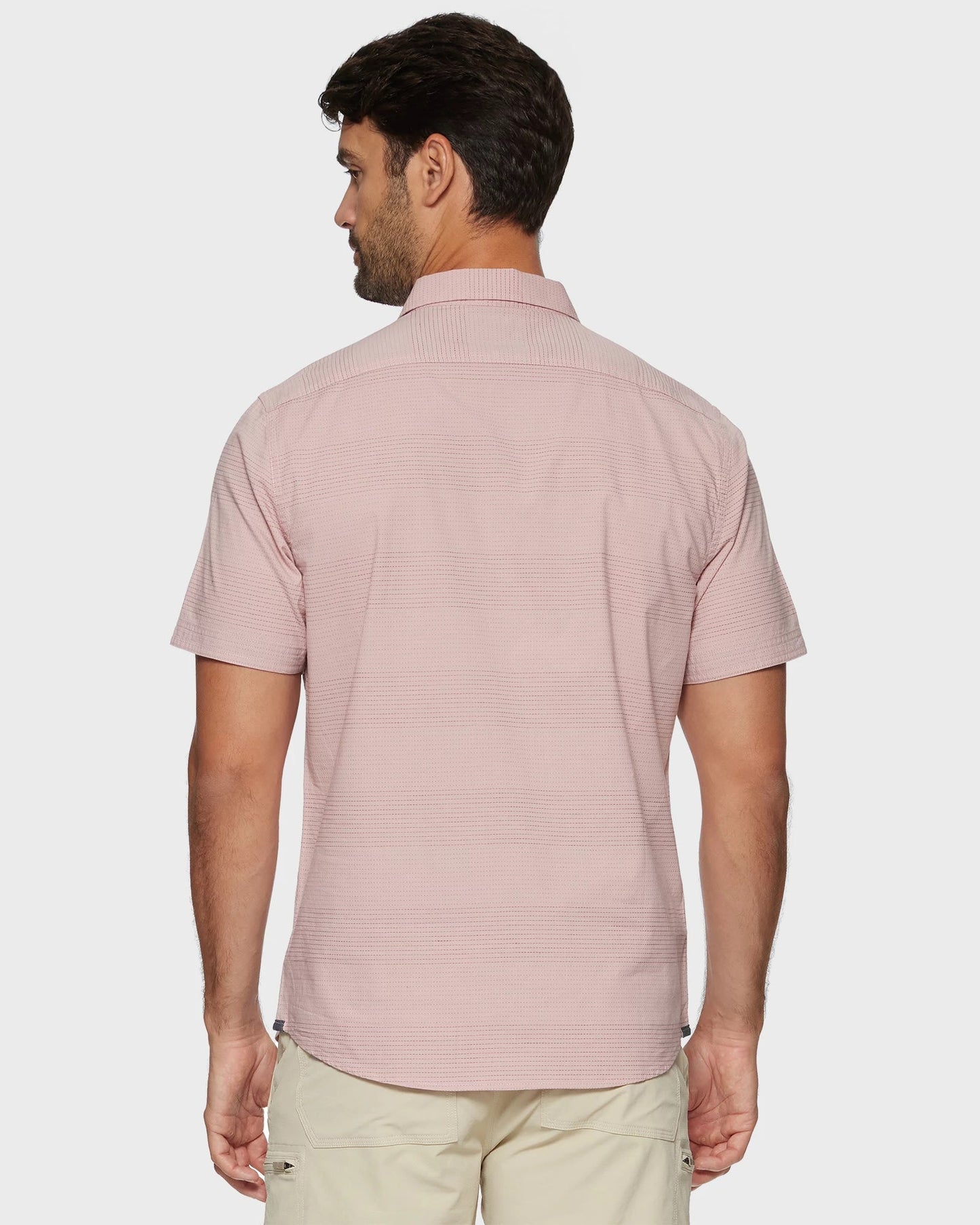 Monroe Short Sleeve Dobby Stripe Shirt