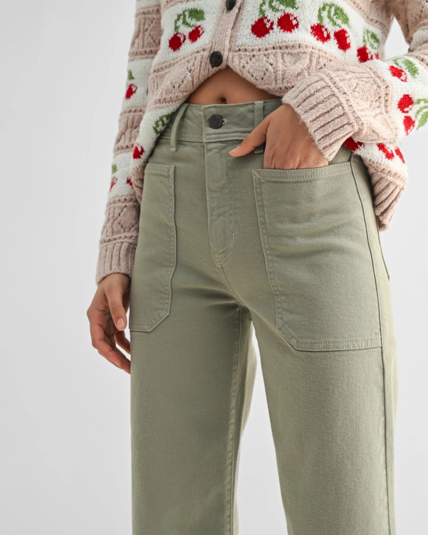 High Rise Utility Jeans