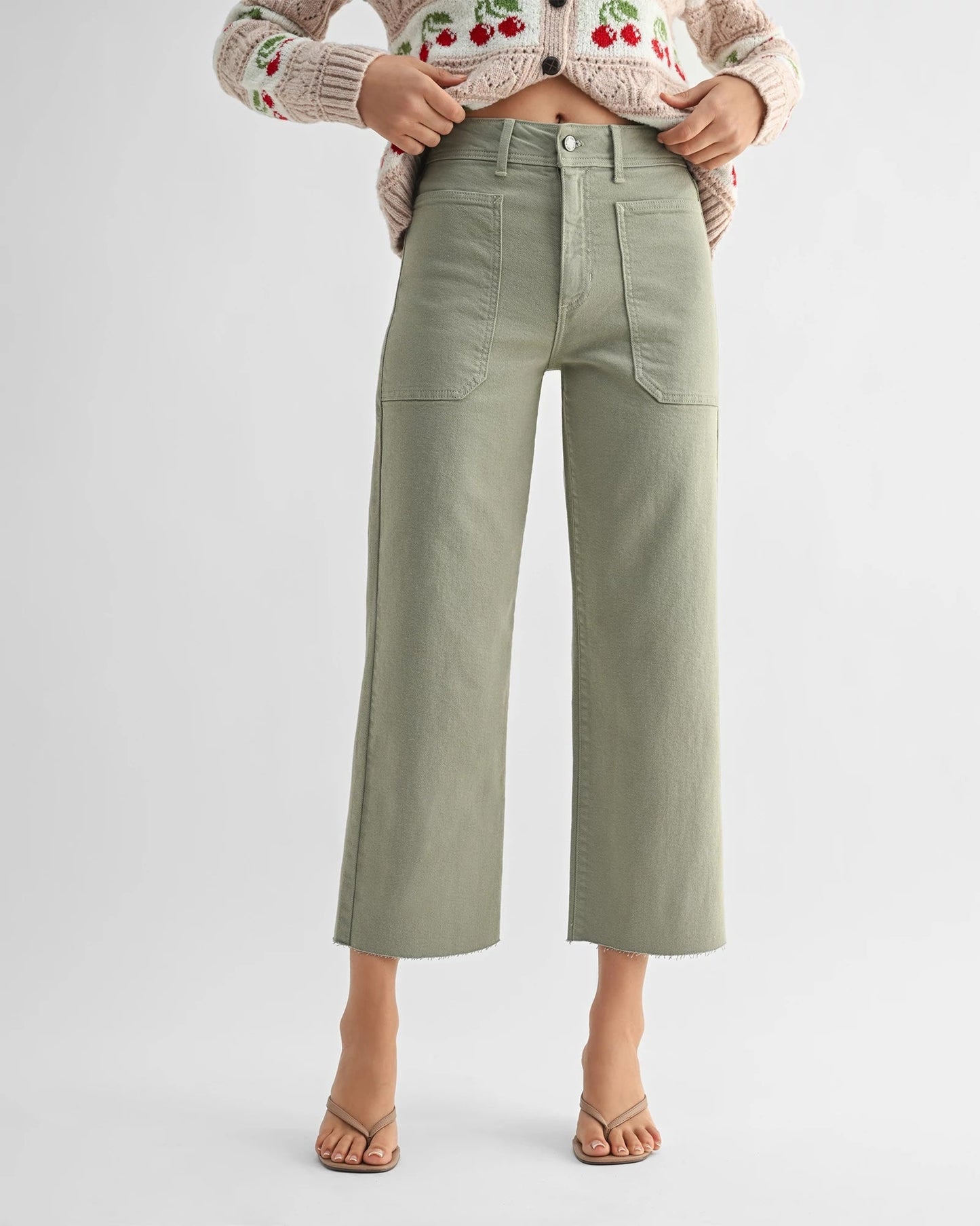High Rise Utility Jeans