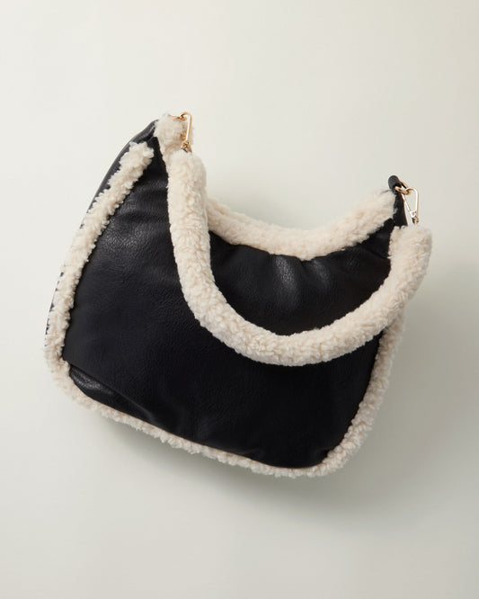 Reece Sherpa Trim Satchel