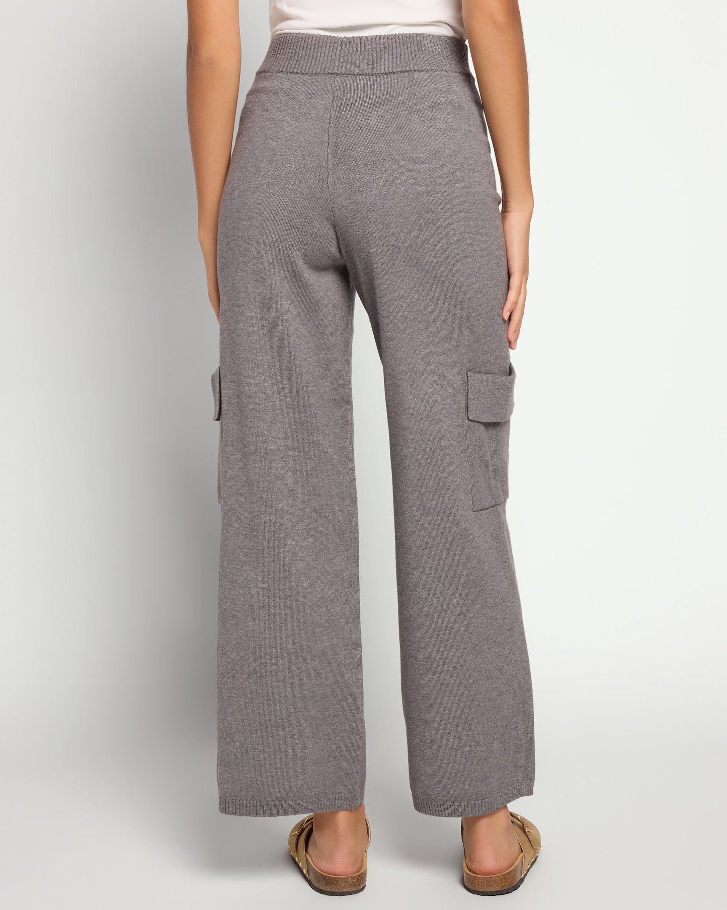 Sweater Knit Cargo Pant
