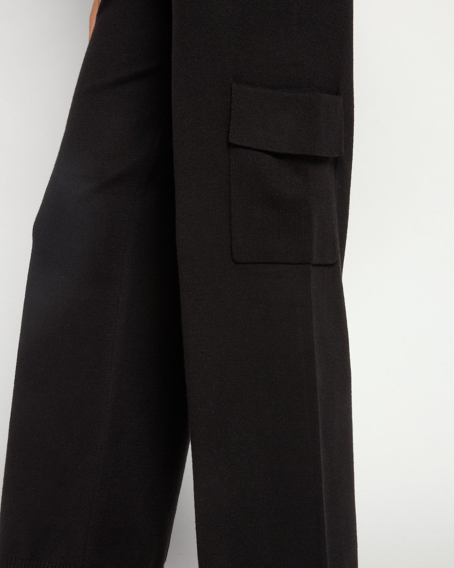 Sweater Knit Cargo Pant