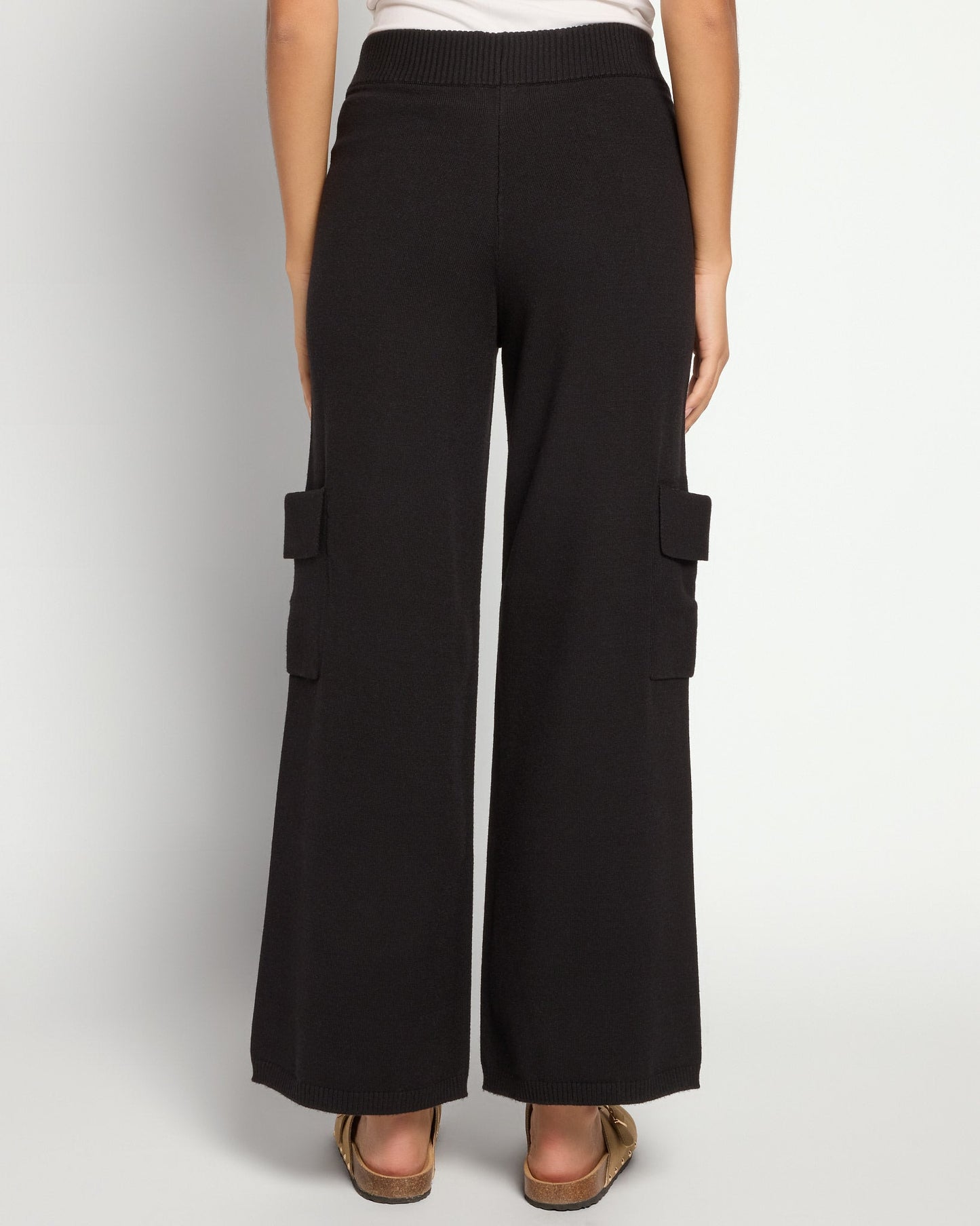 Sweater Knit Cargo Pant