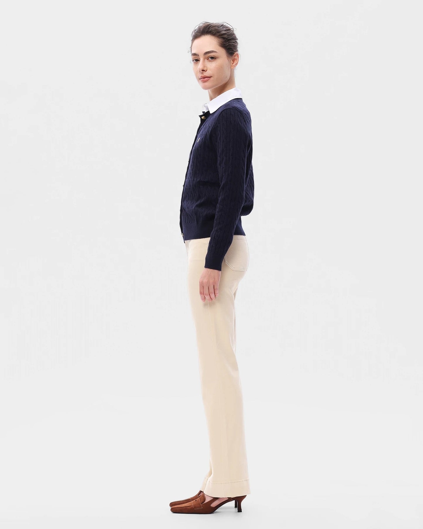 High Rise Bootcut Jeans