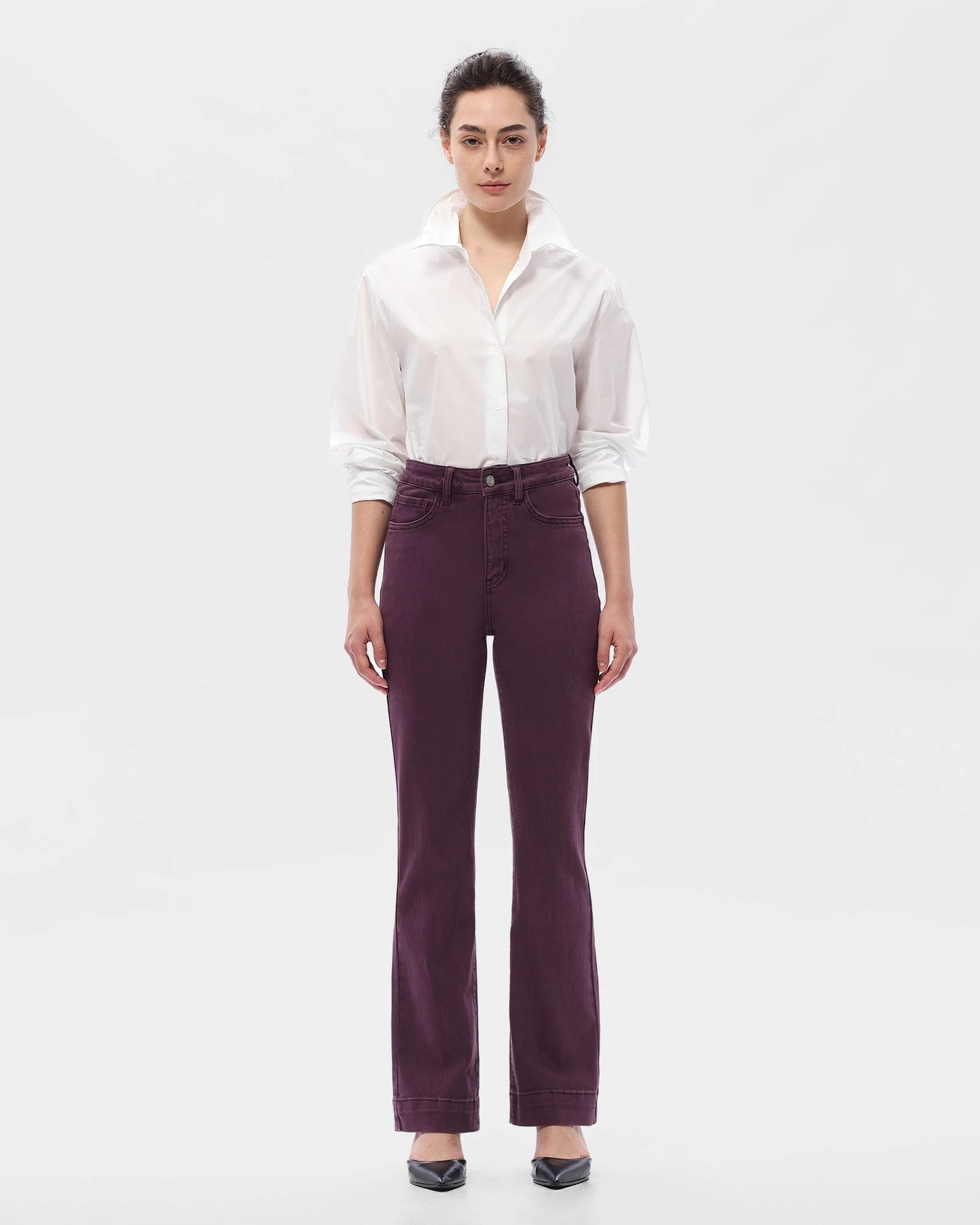 High Rise Bootcut Jeans