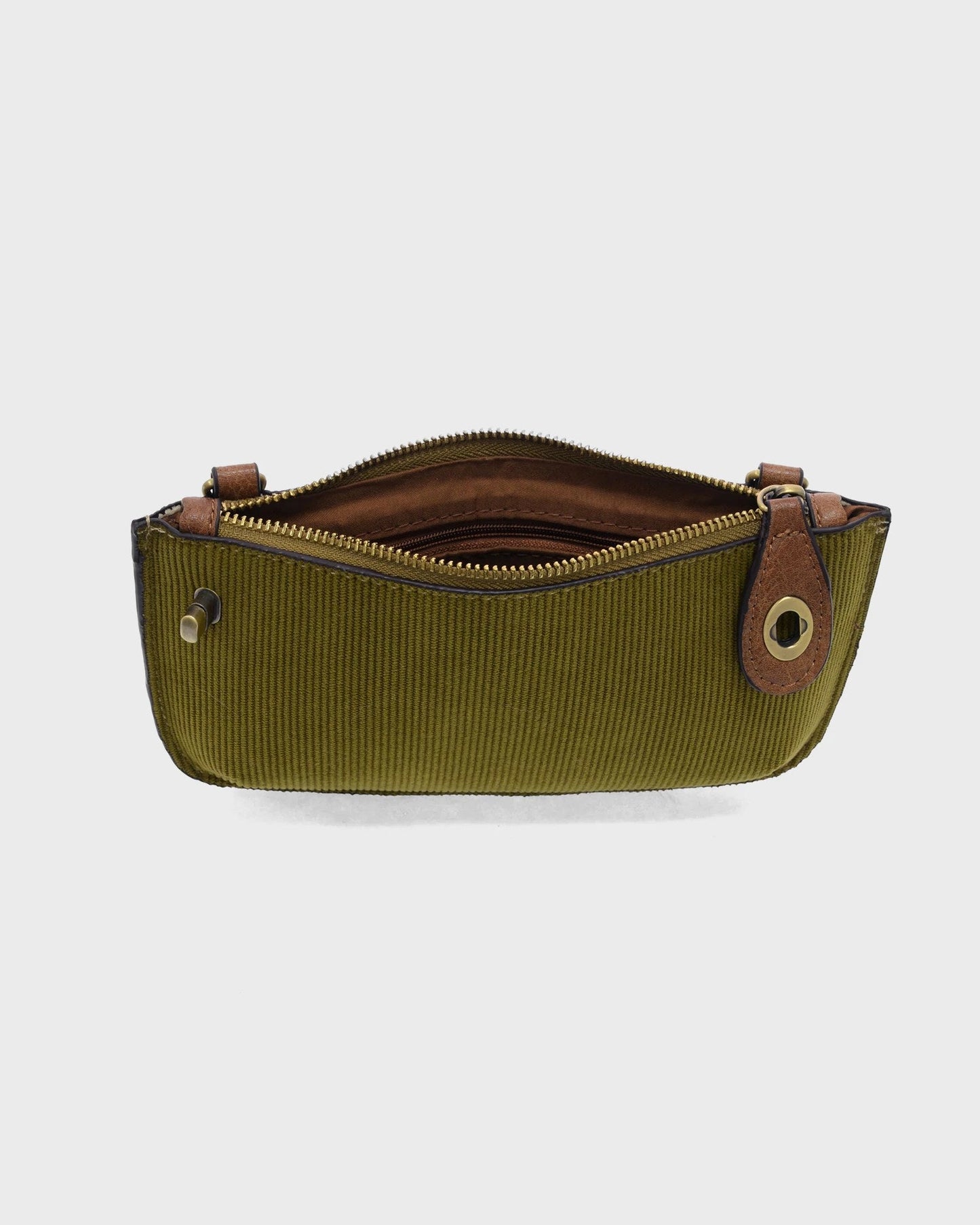 Corduroy Mini Crossbody Wristlet
