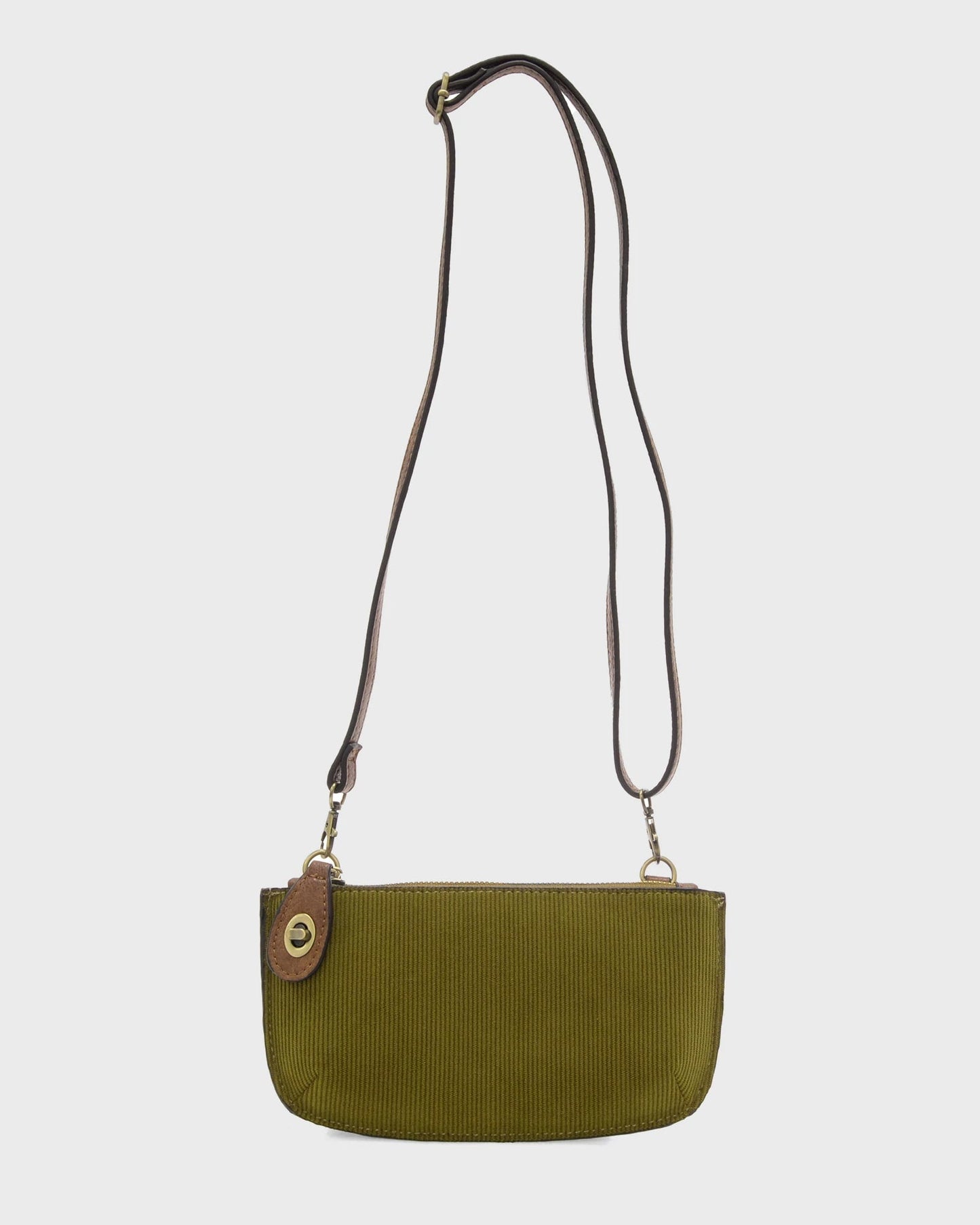 Corduroy Mini Crossbody Wristlet