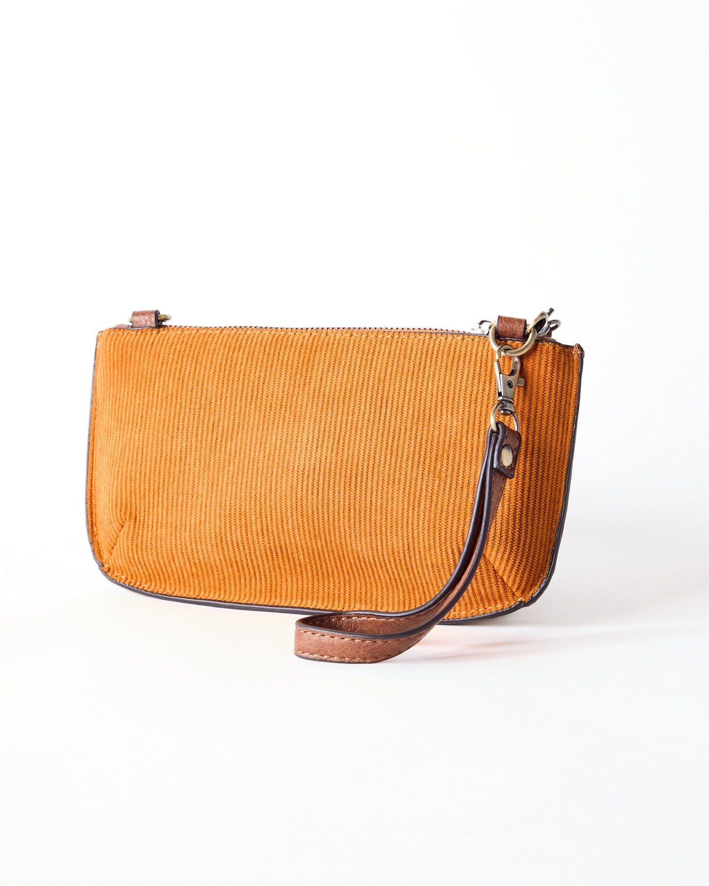 Corduroy Mini Crossbody Wristlet