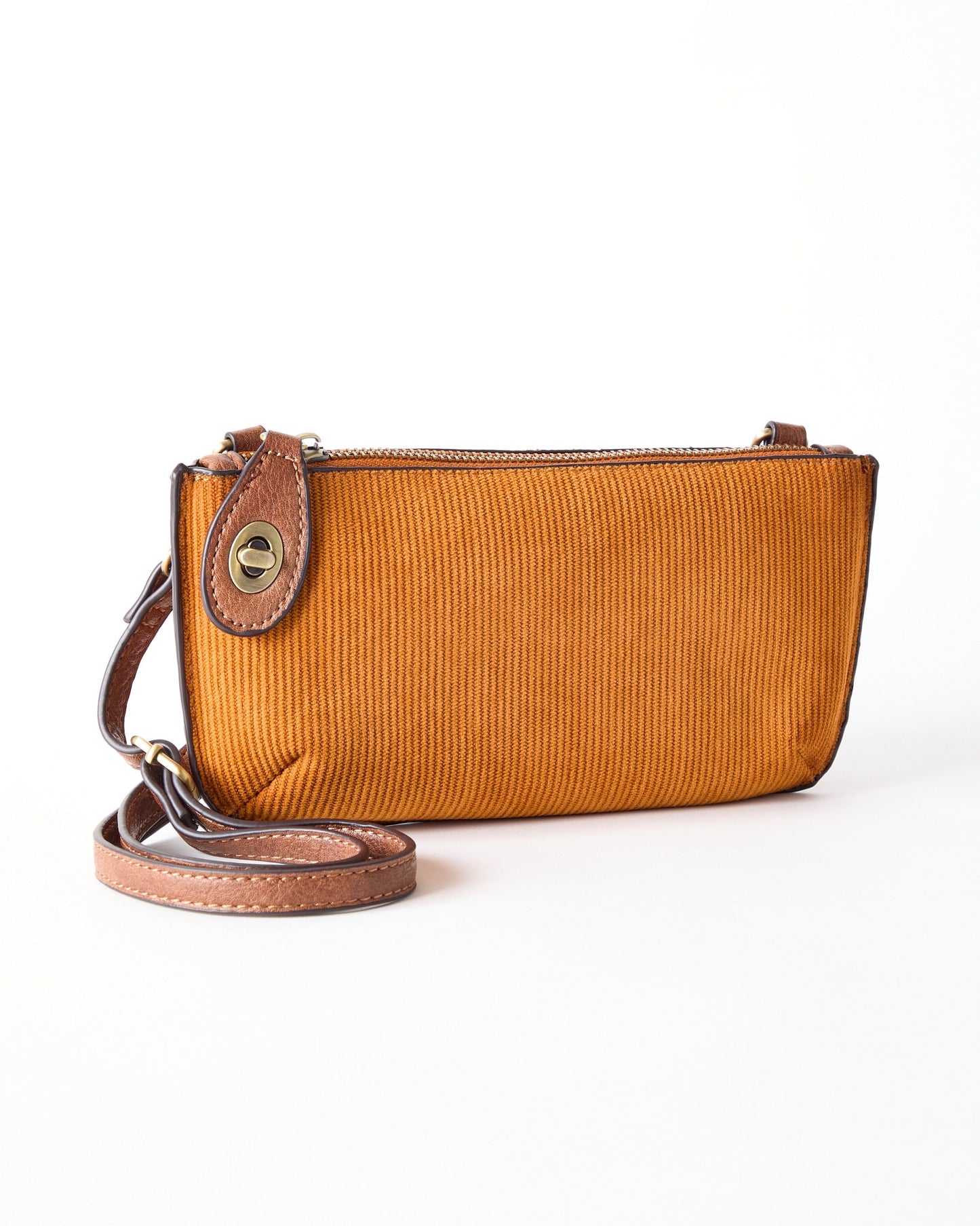 Corduroy Mini Crossbody Wristlet