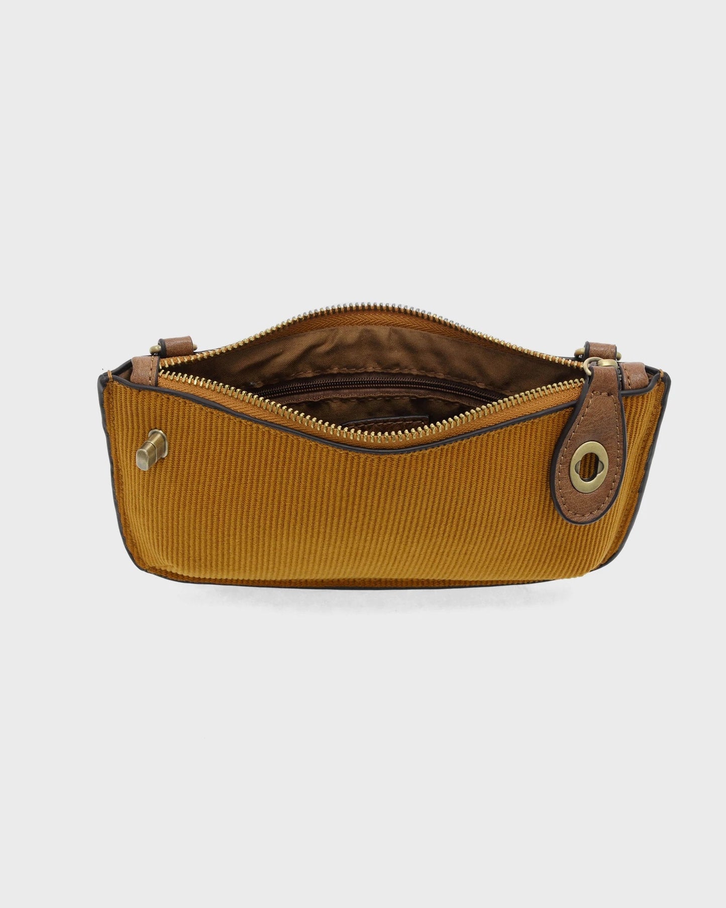 Corduroy Mini Crossbody Wristlet