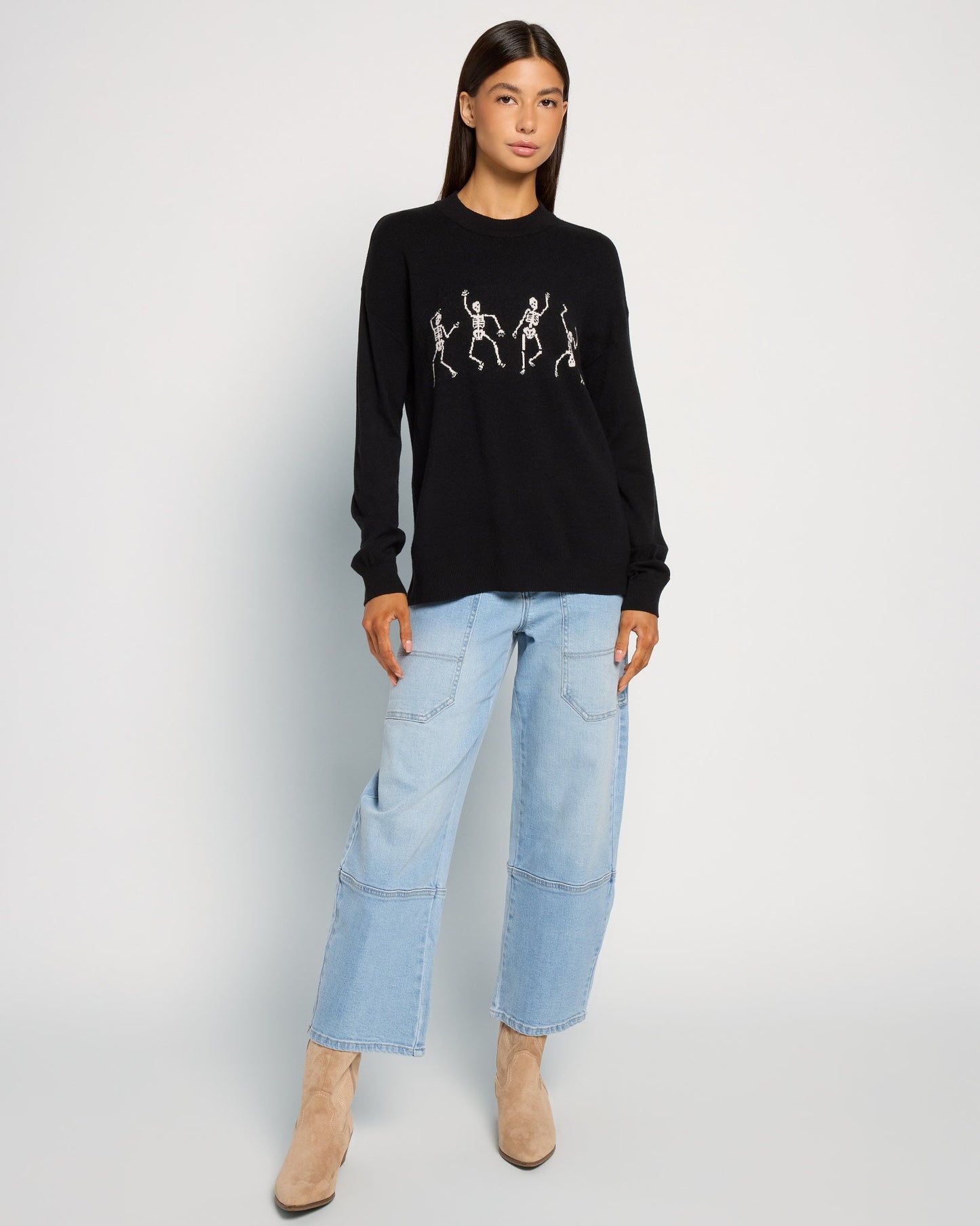 Skeleton Crew Neck Sweater
