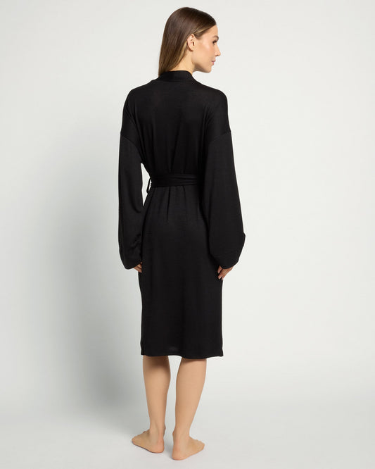 Sammi Knit Long Sleeve Short Robe