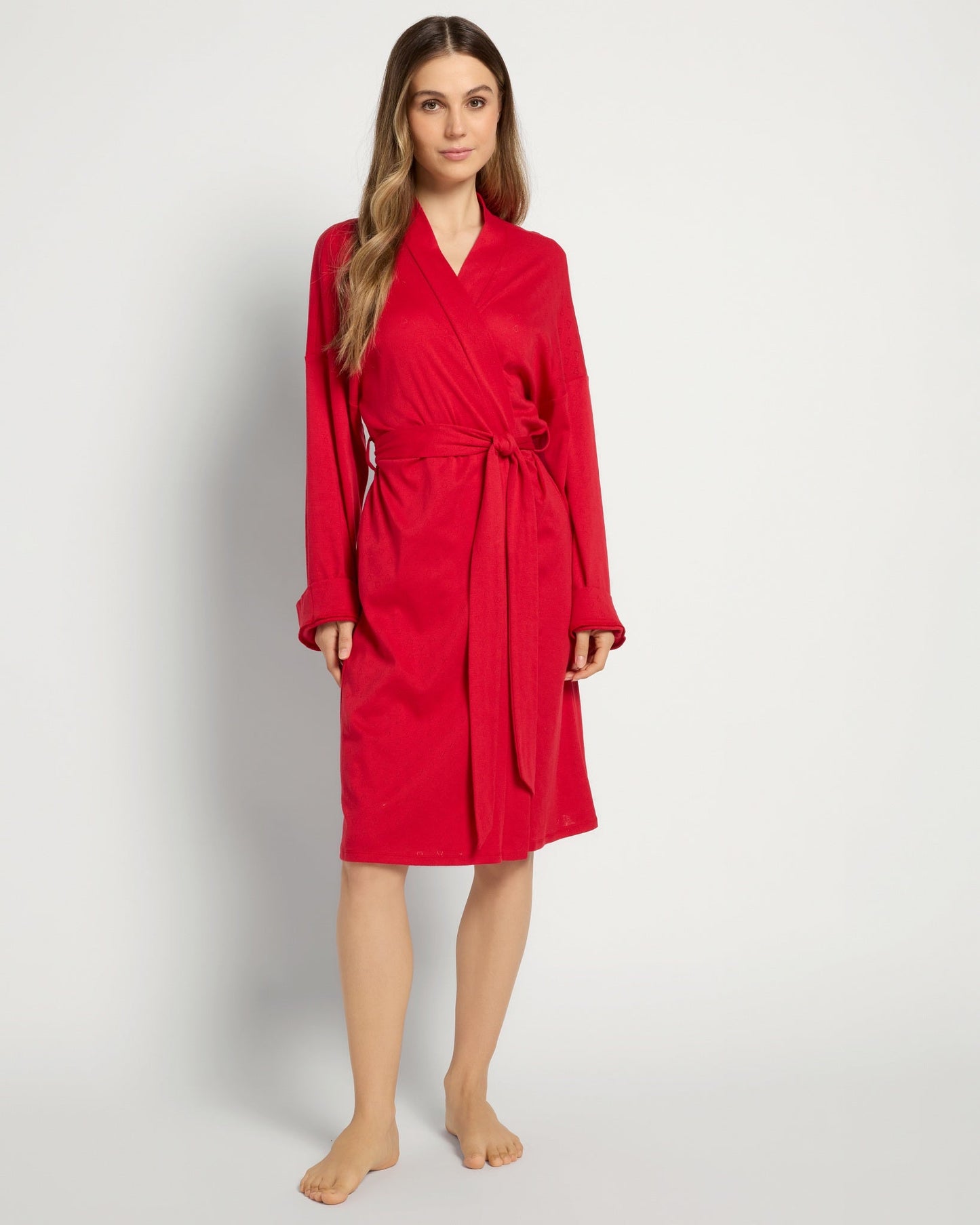 Pointelle Short Robe