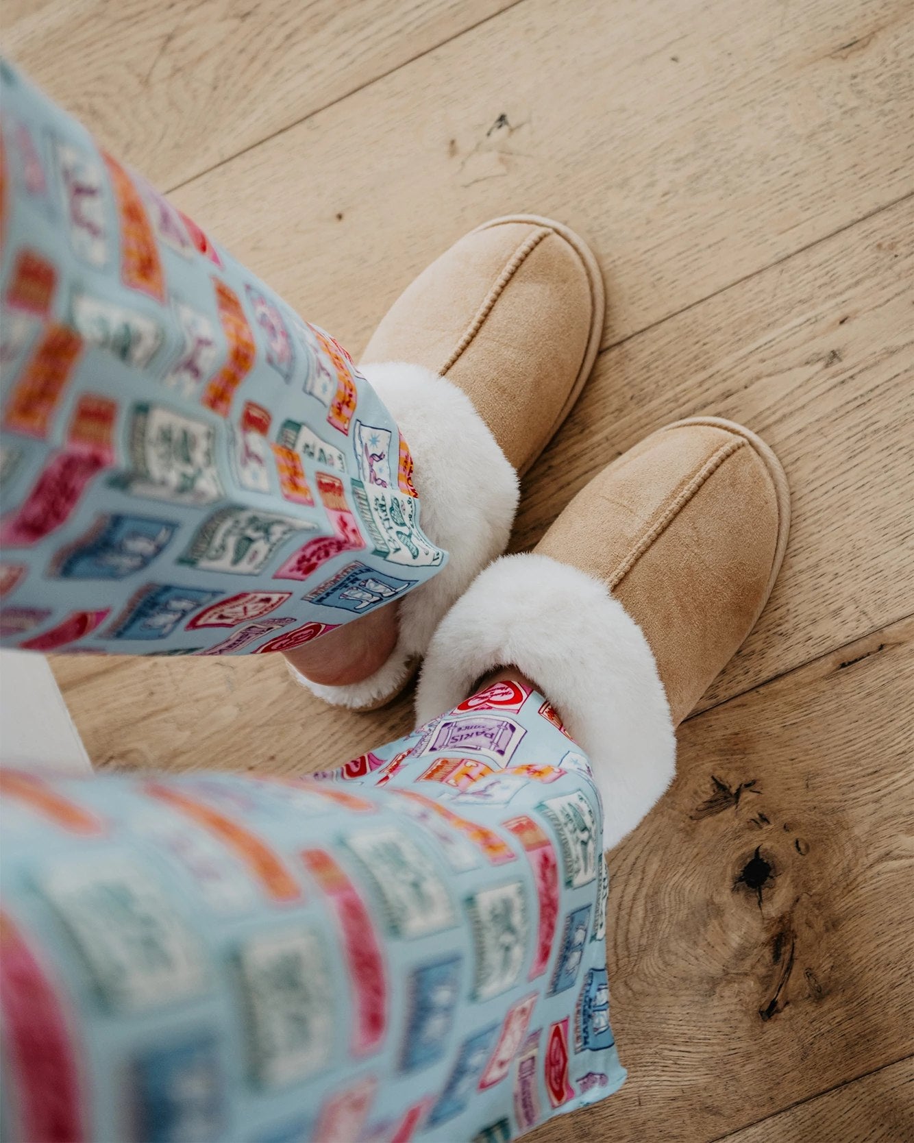 Faux Fur Slip-On House Shoes